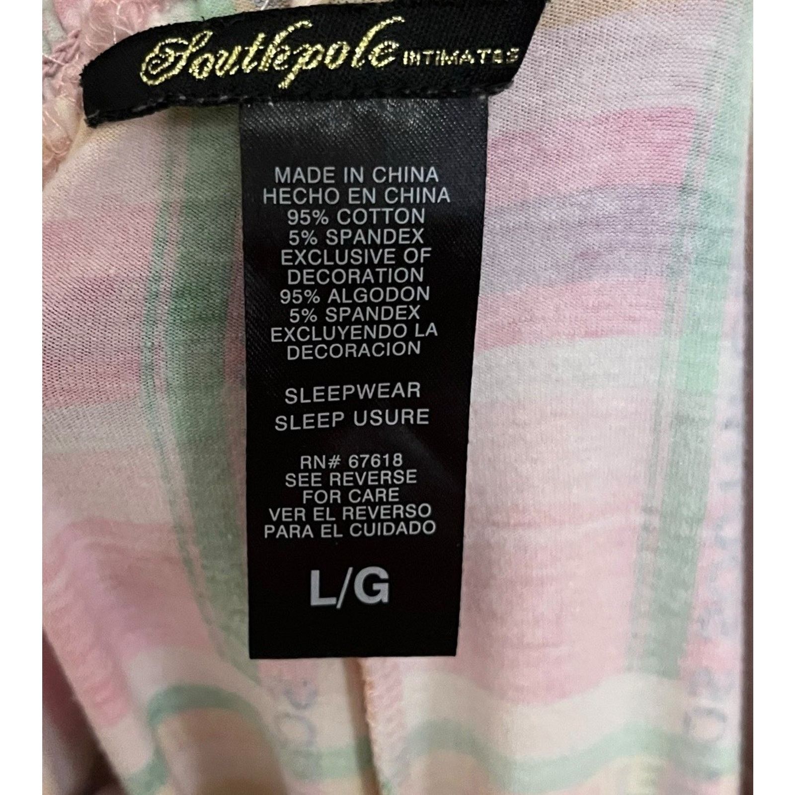 Southpole SouthPole | Pastel Plaid Pajama Capri Pants Large Spellout Size 30" / US 8 / IT 44 - 5 Thumbnail