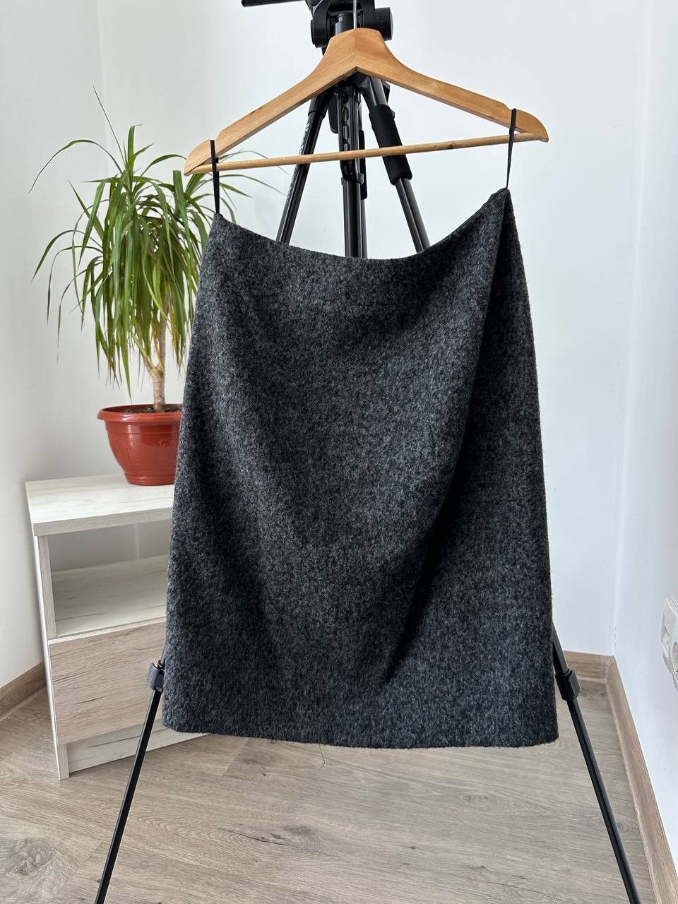 Jil Sander × Vintage Vintage Japanese Jil Sander Gray Alpaca Skirt Size 28" / US 6 / IT 42 - 5 Thumbnail