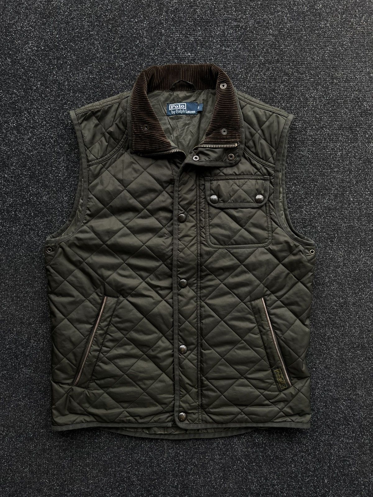 Polo Ralph Lauren × Vintage Vintage Polo by Ralph Lauren Quilted Vest 90s Size US S / EU 44-46 / 1 - 1 Thumbnail