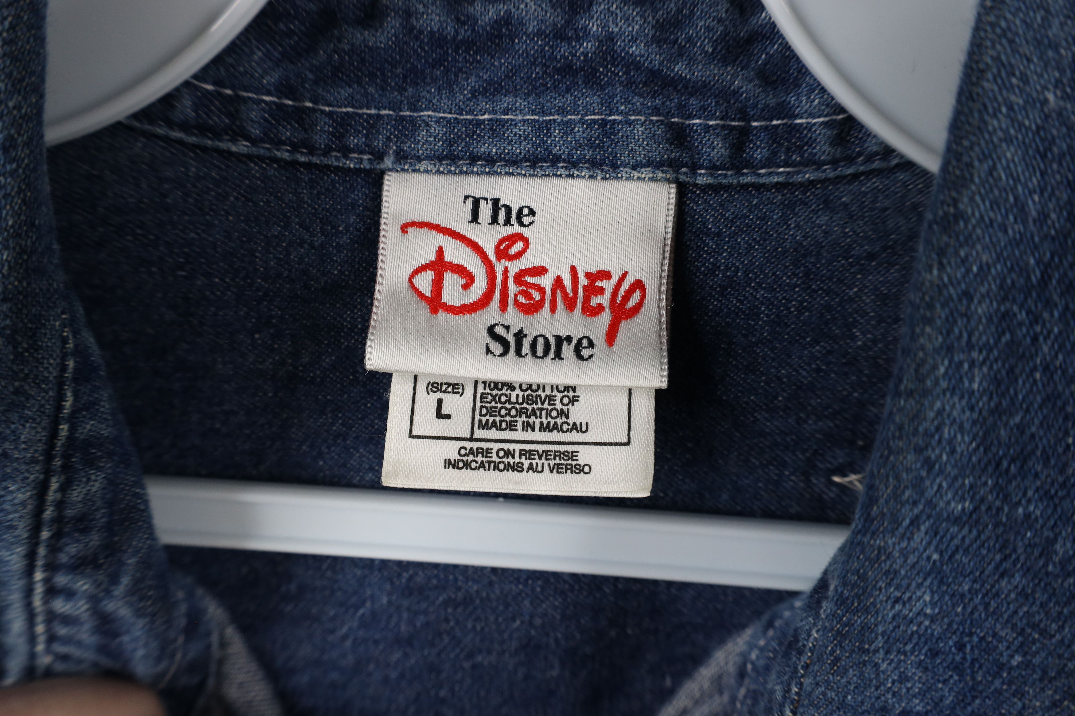 Disney × Vintage Vintage 90s Disney Winnie the Pooh Sleeveless Button Shirt Size L / US 10 / IT 46 - 8 Thumbnail