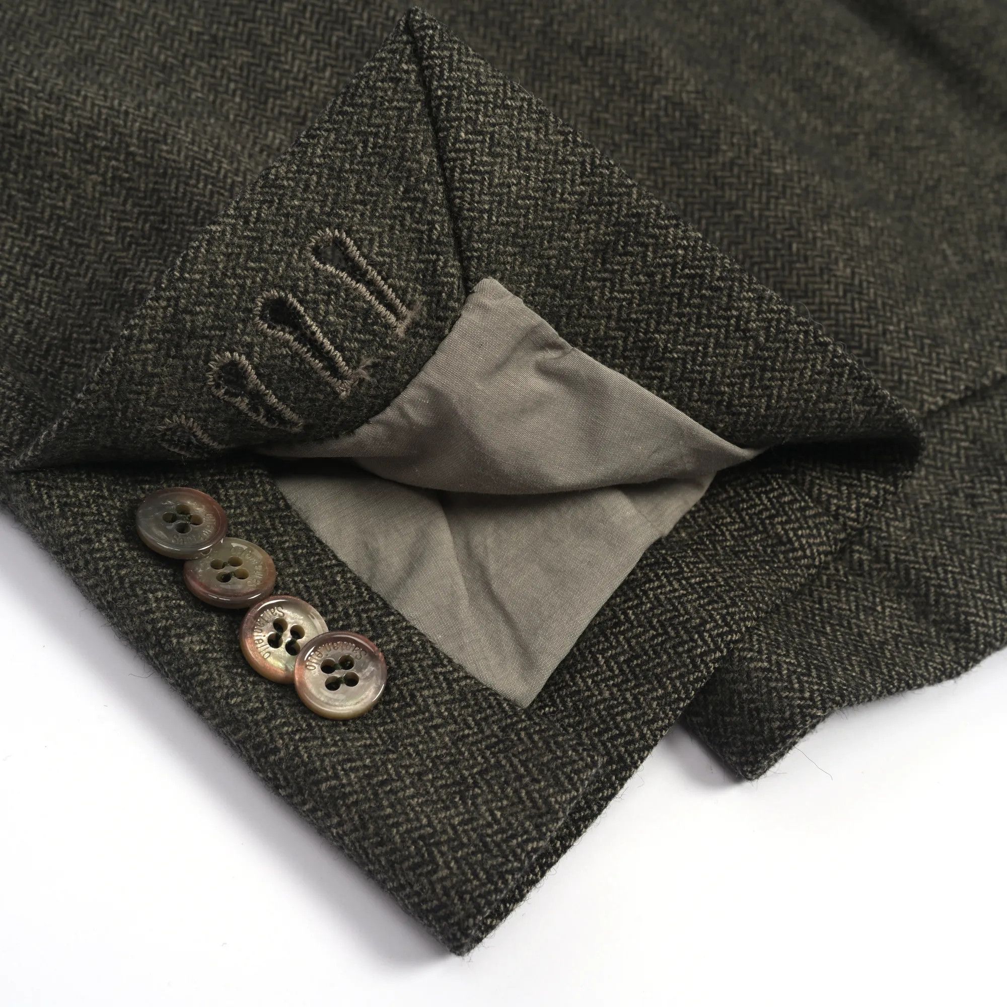 Other SANTANIELLO grey wool slack jacket (50 EU) Size 50R - 7 Thumbnail