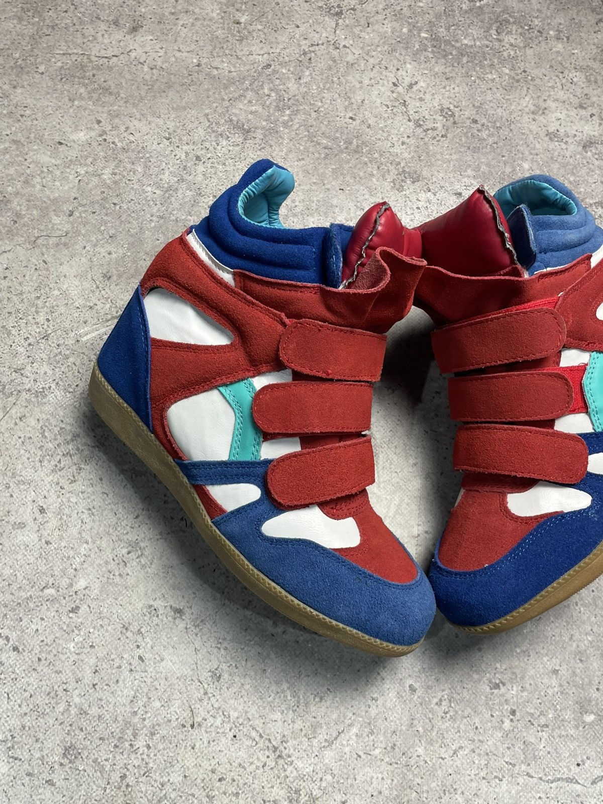 Other Unbranded Isabel Marant Style Bekett Wedge Sneakers Shoes Size US 10 / IT 40 - 2 Thumbnail