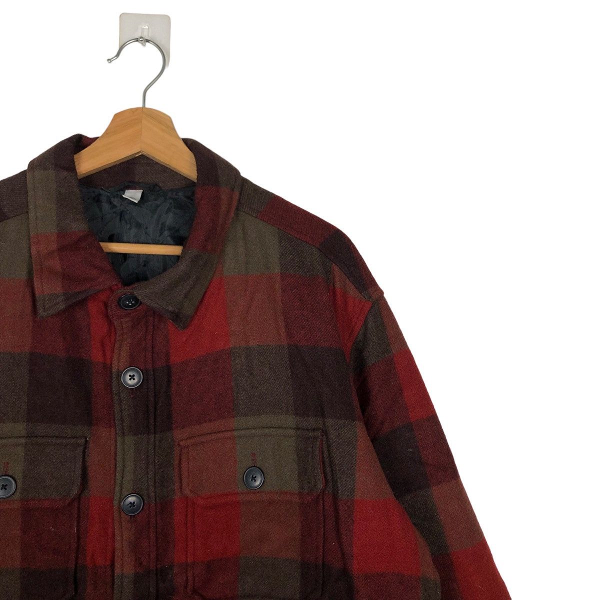 Flannel 🔥90’s Vintage Flannel Jacket Tartan Design Uniqlo Japan Size US XL / EU 56 / 4 - 6 Thumbnail
