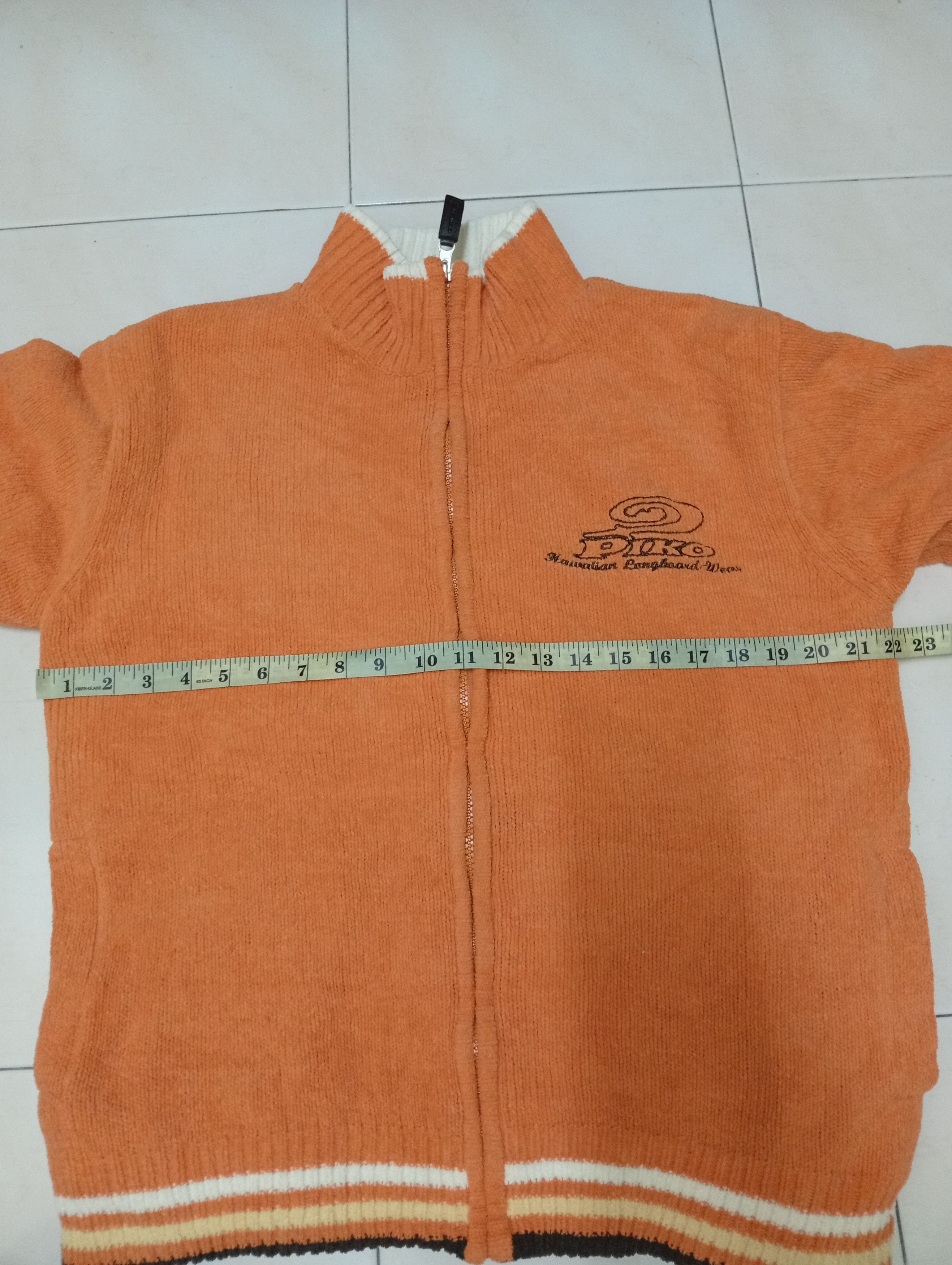 Japanese Brand vintage piko X Hawaiian surf X knitted fleece jacket Size US L / EU 52-54 / 3 - 3 Thumbnail