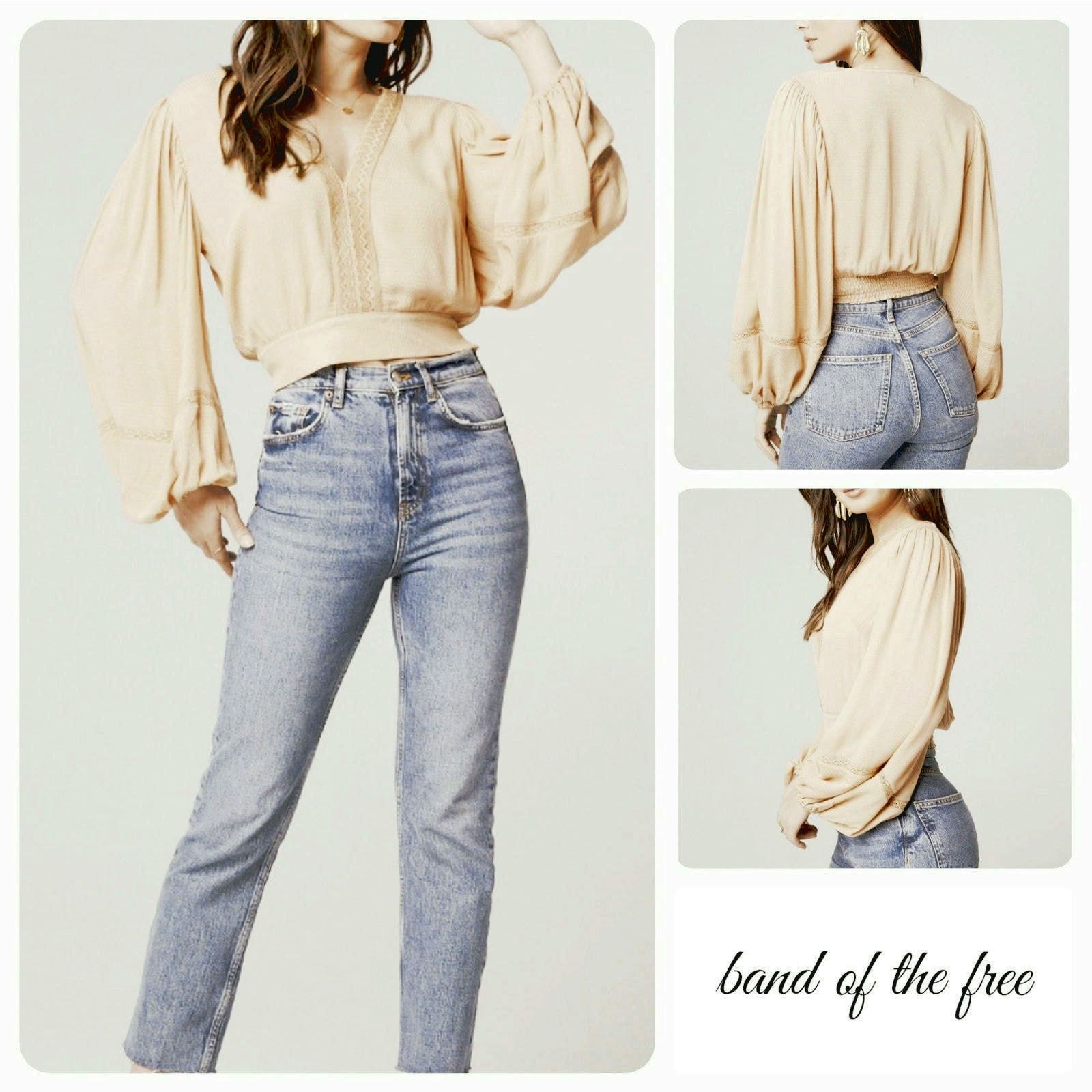 Other NWT Band of the Free Brie Lace Long Sleeve Top Sz. M [8-10] Size M / US 6-8 / IT 42-44 - 1 Thumbnail