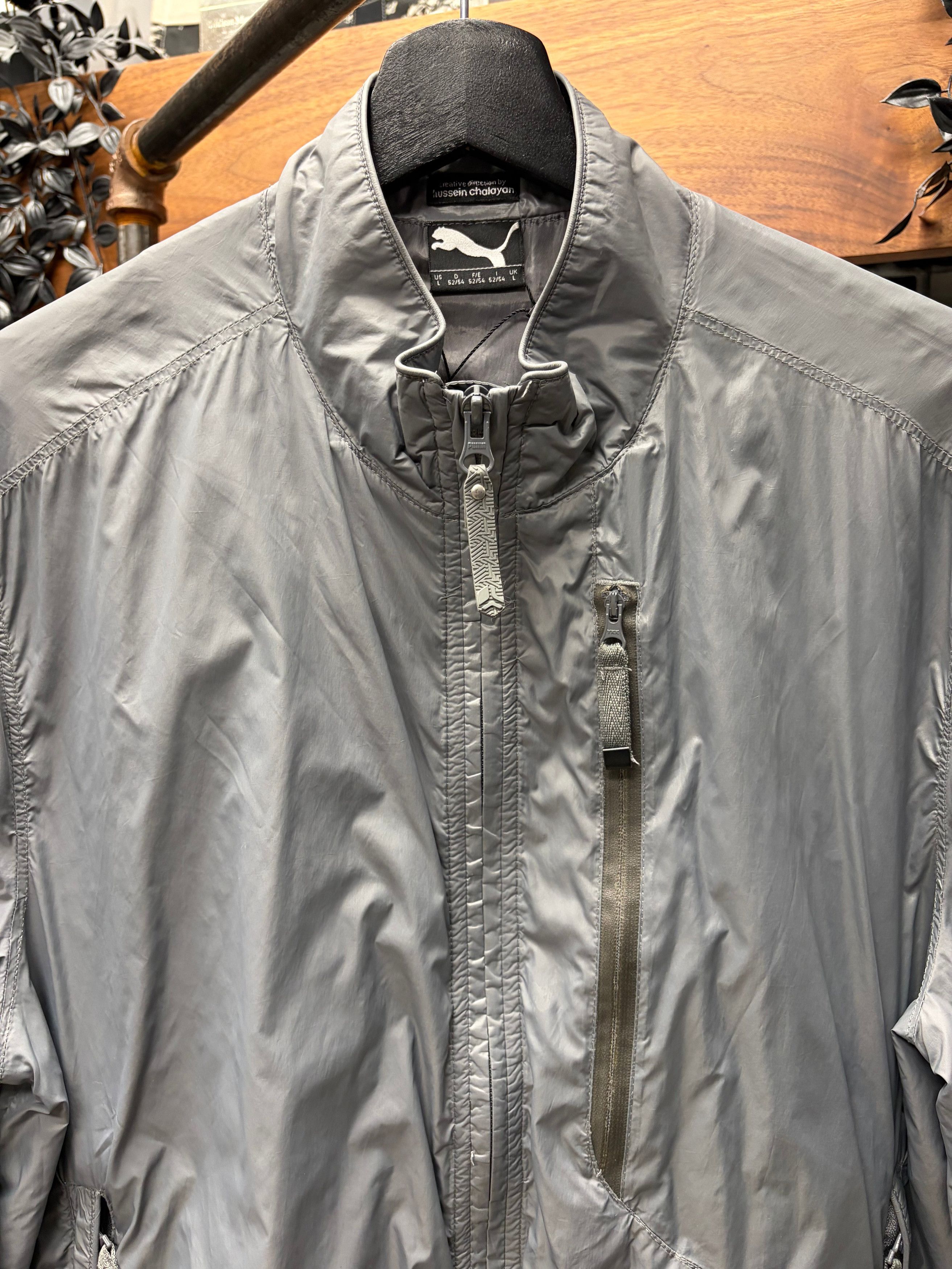 Puma Hussein Chalayan x Puma Grey Nylon Shell Track Jacket Size US L / EU 52-54 / 3 - 2 Thumbnail