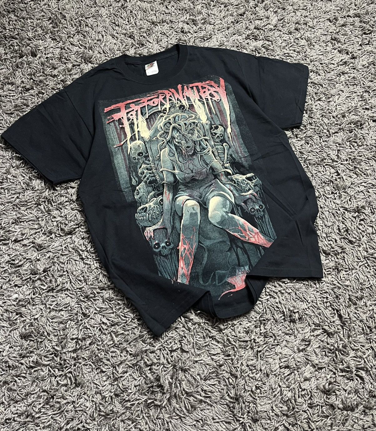 Band Tees Vntg Fit For An Autopsy "Wolf Girl" Band Tee Size US L / EU 52-54 / 3 - 1 Thumbnail