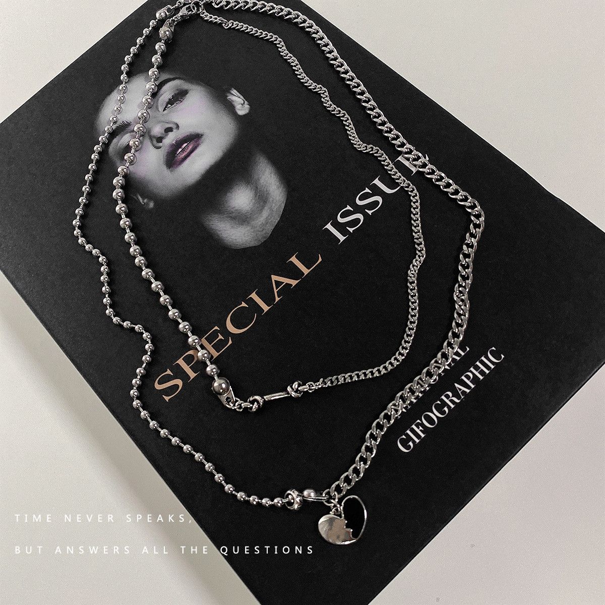 Other Dark STEAL! Y2K Chains Necklace Chain Size ONE SIZE - 4 Thumbnail