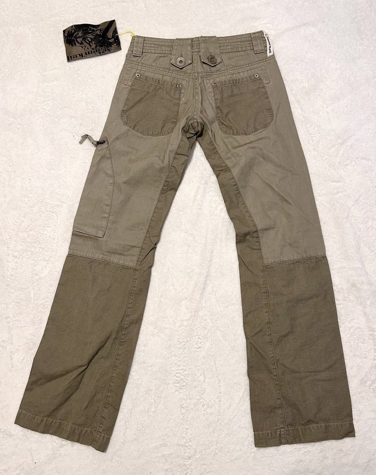 Aem'kei × Vintage AEM’KEI FLARED LOW-RISE RARE VINTAGE PANTS Size 25" / US 0 / IT 36 - 3 Thumbnail