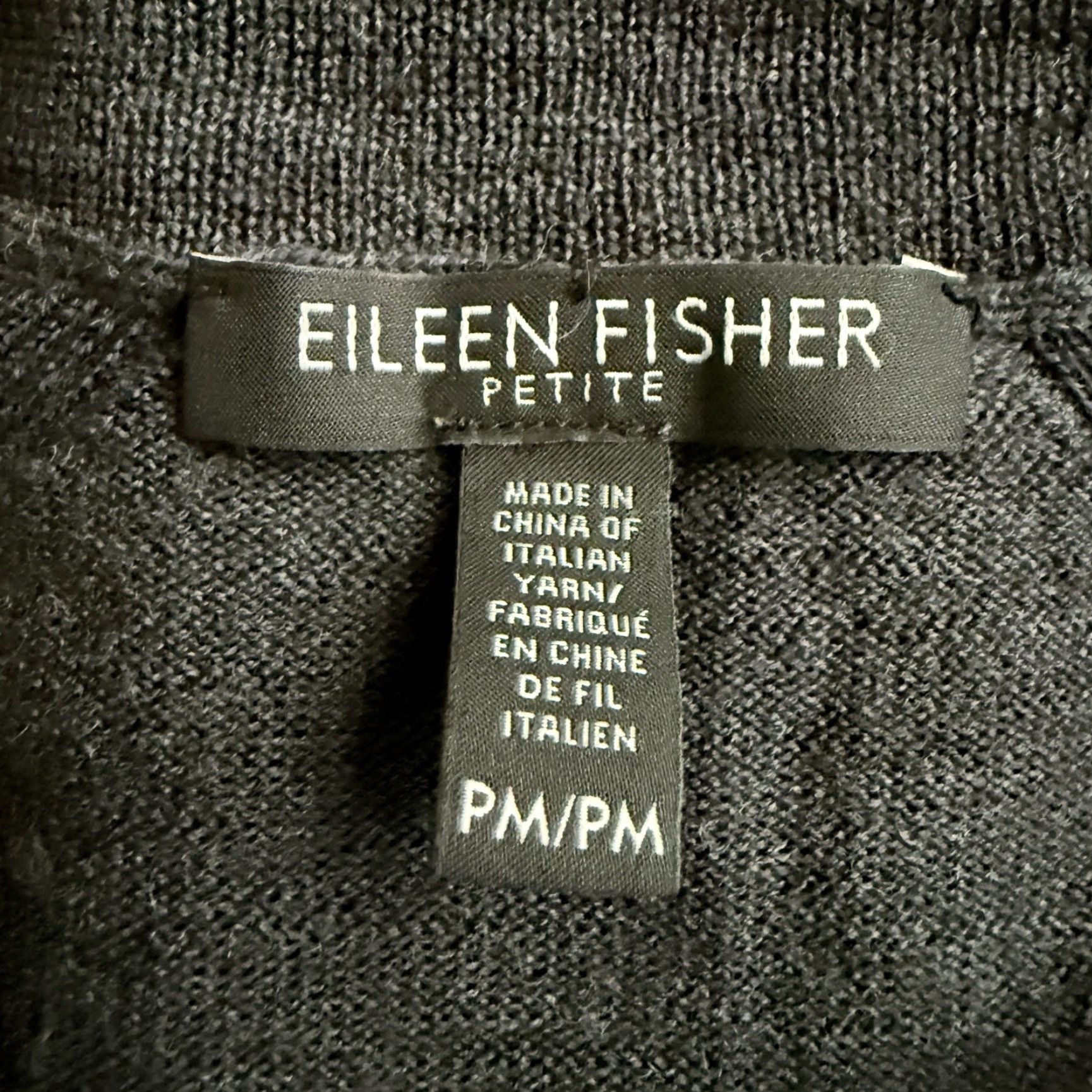 Eileen Fisher VINTAGE Eileen Fisher Women's Sweater Pullover 100% Merino Wool Petite Medium Gray Size M / US 6-8 / IT 42-44 - 4 Thumbnail