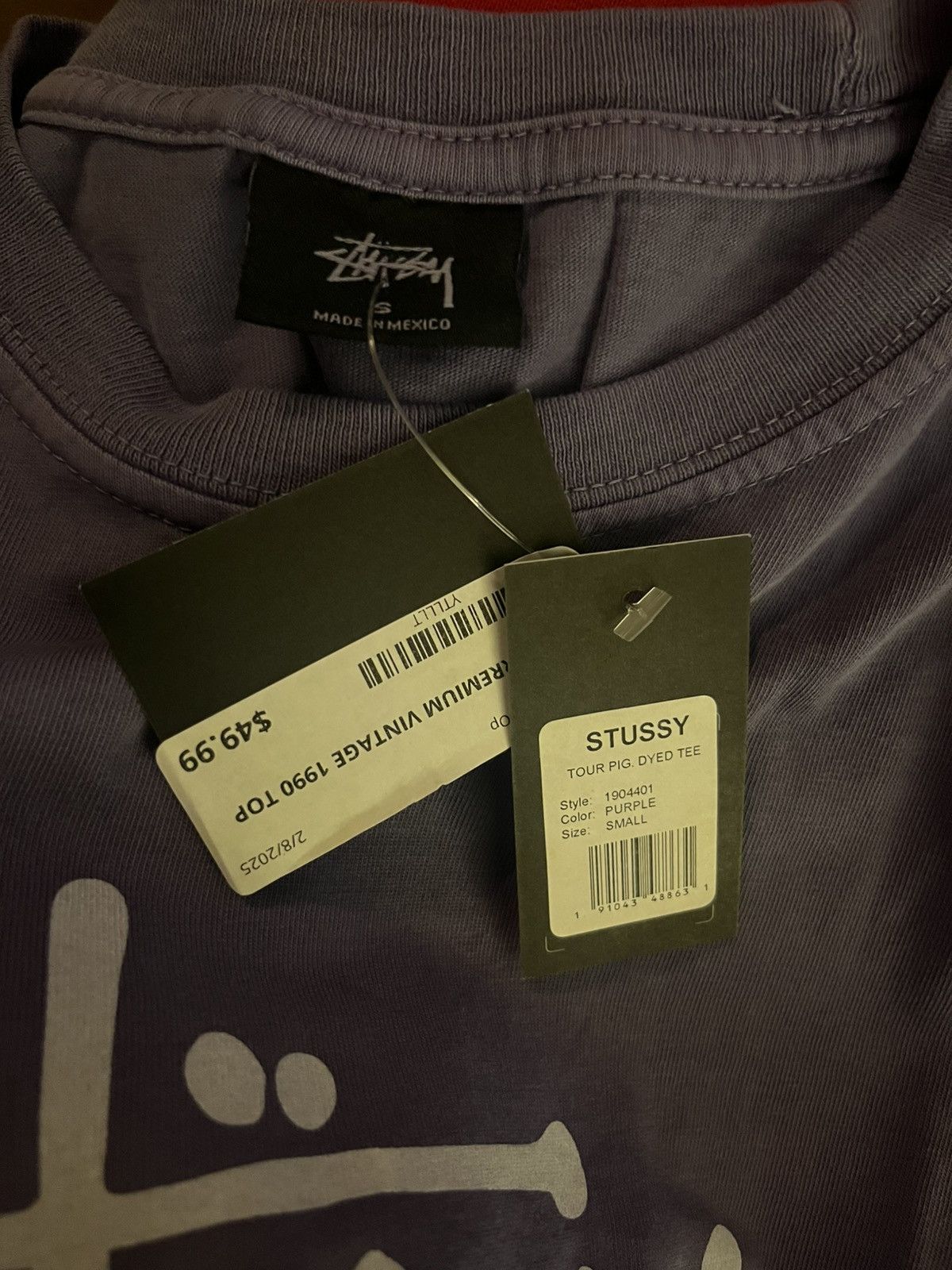 Stussy Stussy world tour tee nwt Size US S / EU 44-46 / 1 - 3 Thumbnail