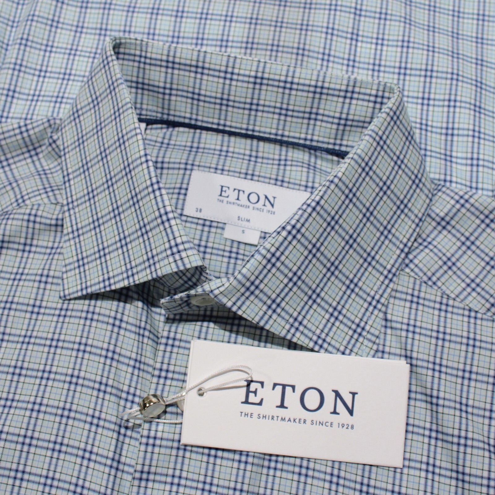 Eton New with tags Shirt Size S US In Blue