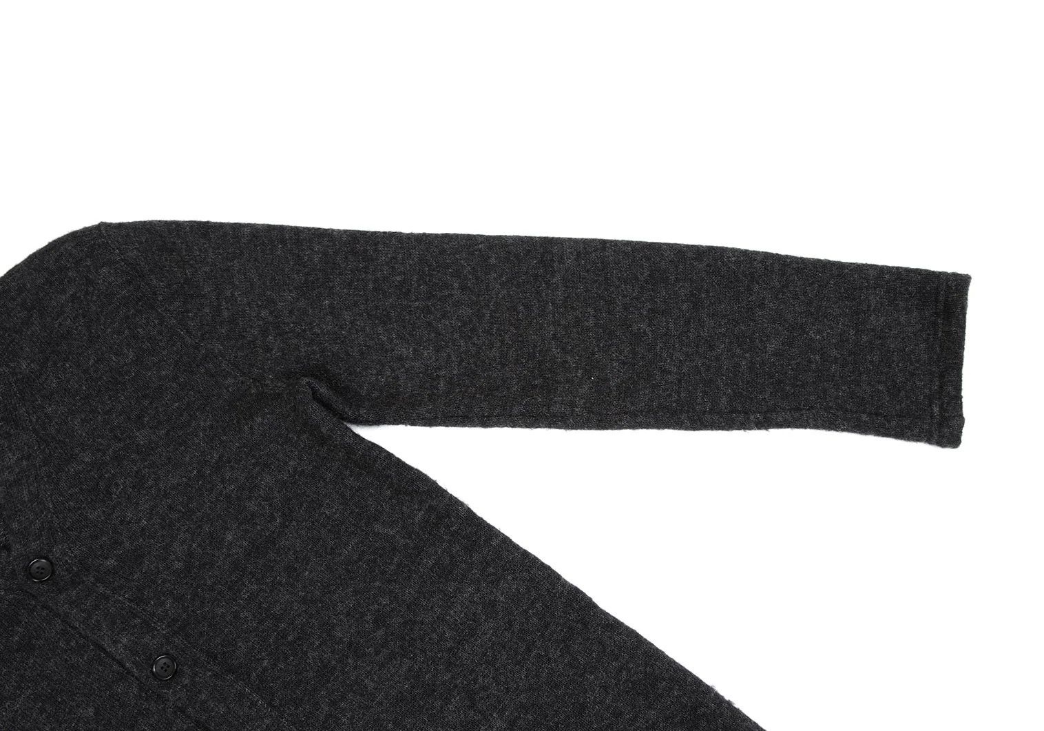 Comme des Garcons Homme Plus Acrylic Blend Knit Cardigan in Charcoal, Size S Size US S / EU 44-46 / 1 - 4 Thumbnail
