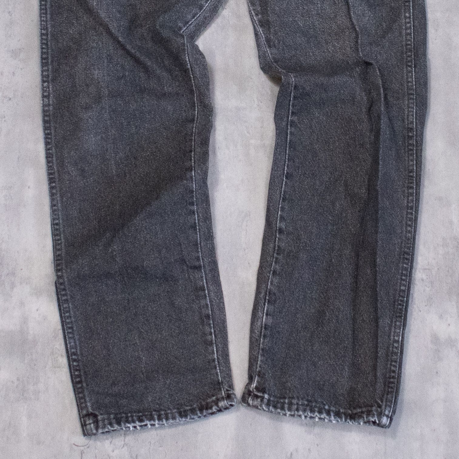 Rustler × Vintage Y2K 2000’s Rustler Faded Black Straight Legged Denim Pants Size US 35 - 4 Thumbnail