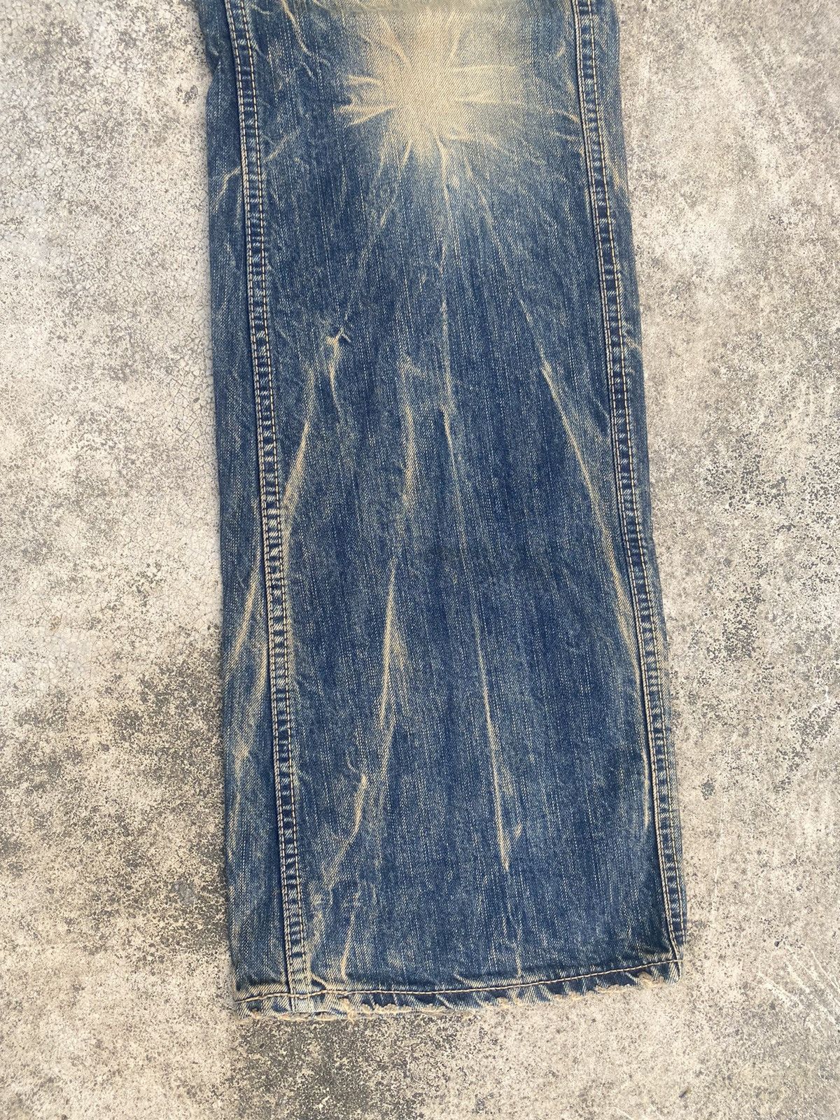 Japanese Brand Flare Jeans Blue Way Clawmark Bootcut Size US 33 - 5 Thumbnail