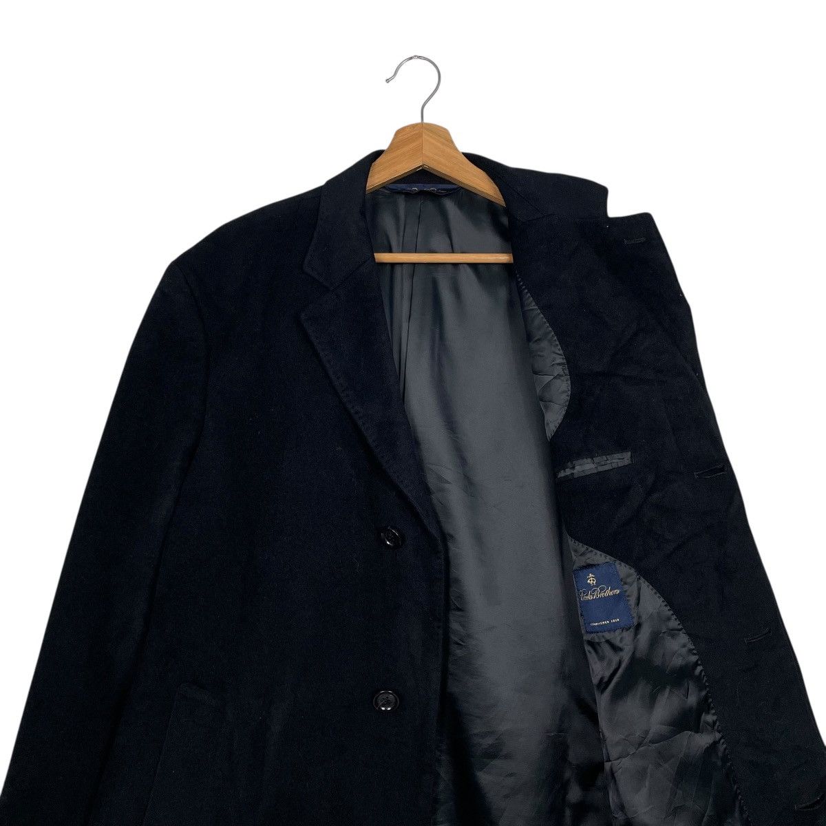 Brooks Brothers Brooks Brothers Wool Black Coat Size US M / EU 48-50 / 2 - 11 Thumbnail