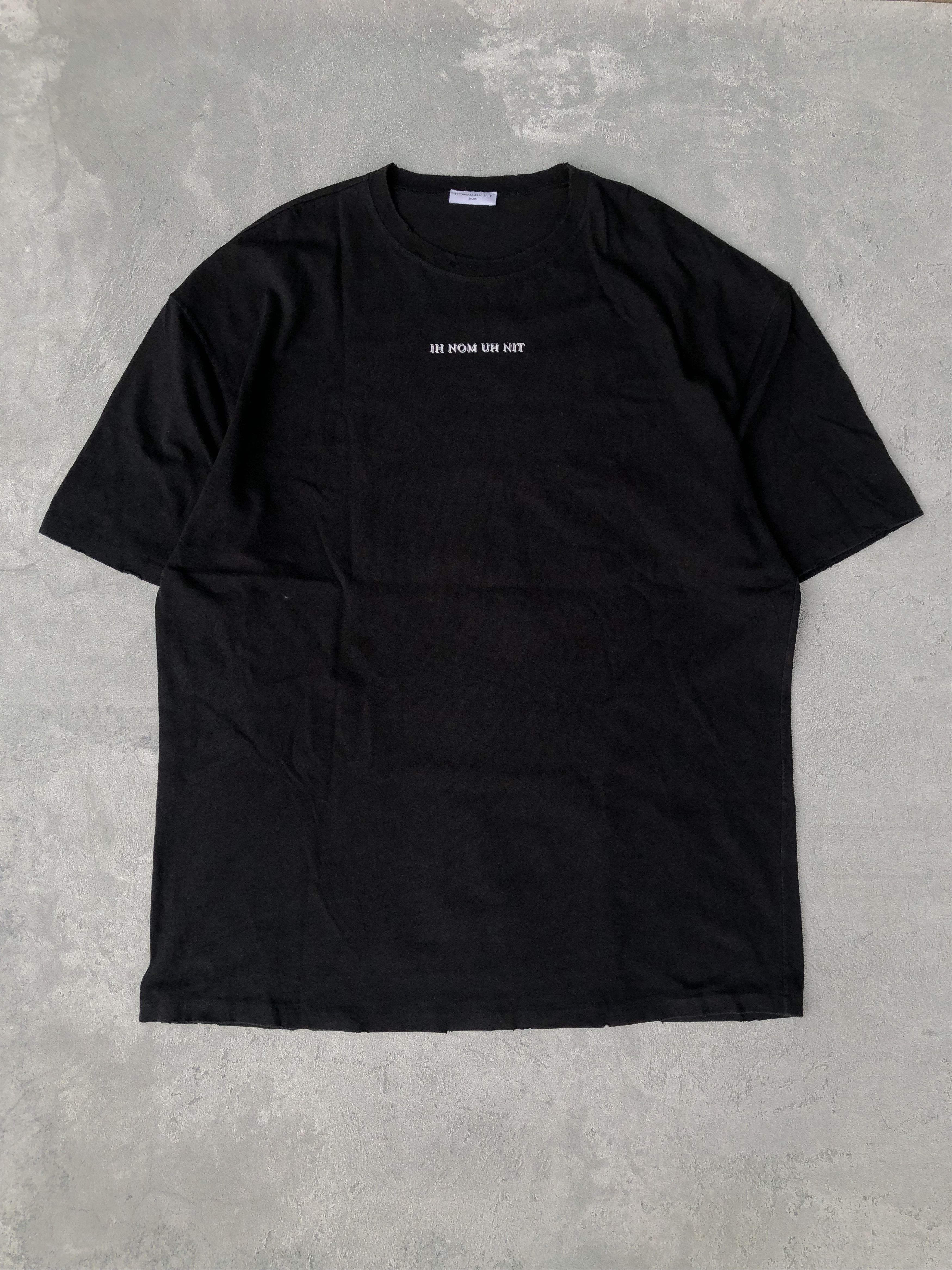 Tシャツ・カットソー IH NOM UH NIT Men T-shirt Black NUS25257 009 Ih Nom Uh Nit IH NOM UH NIT Men T-Shirts NUS25257 009 BLACK
