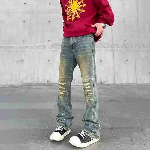 Jean Y2k Ripped Skinny Jeans Size US 28 / EU 44 - 2 Thumbnail