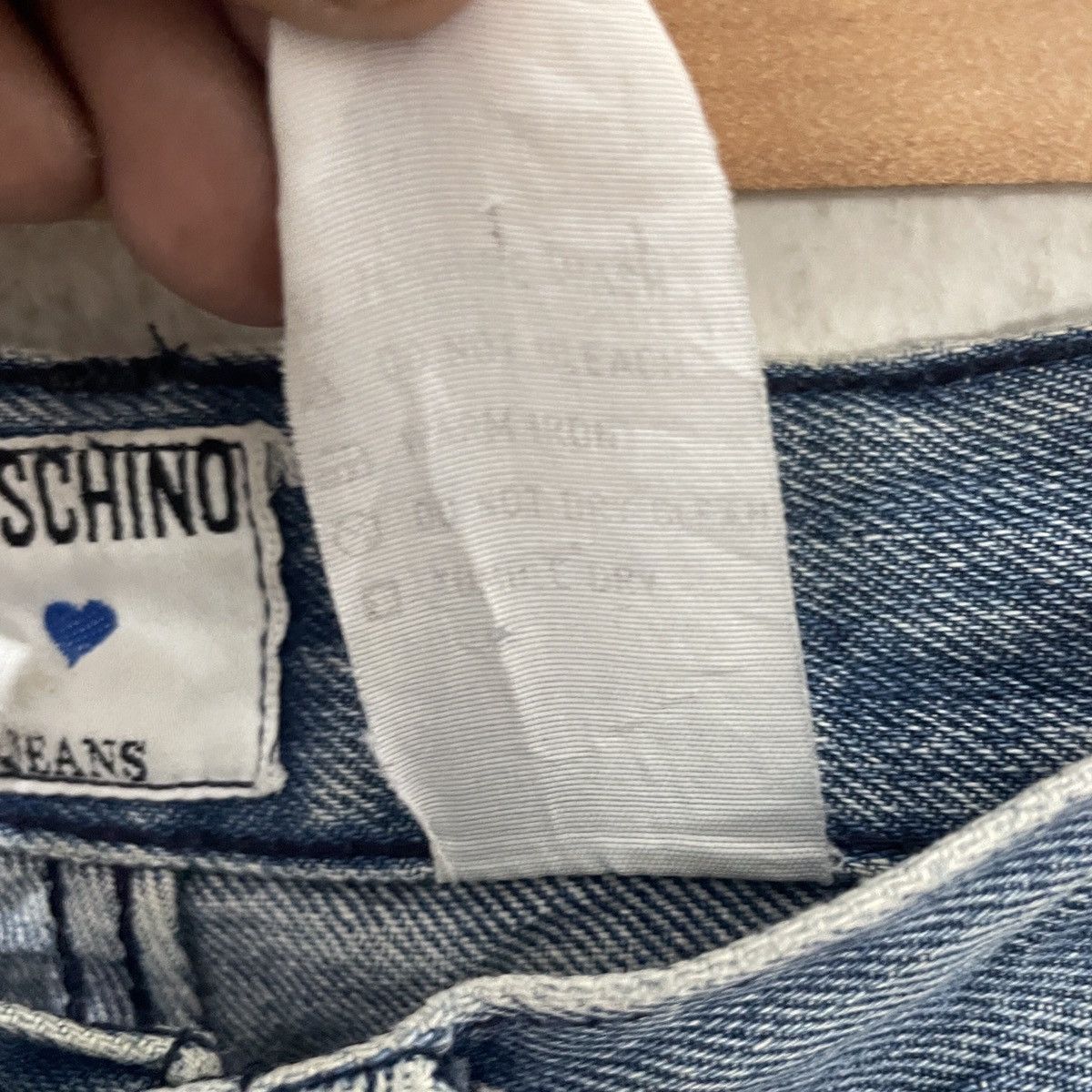 Moschino Vintage Moschino Distressed Denim Jeans Size US 29 - 7 Thumbnail