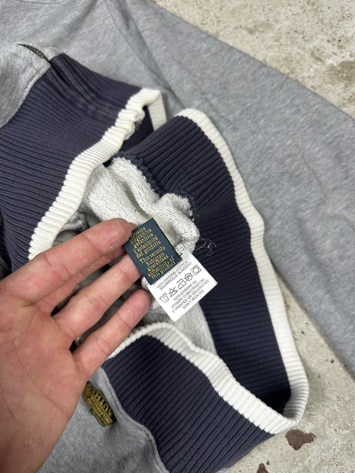 La Martina × Vintage Vintage Y2K La Martina Argentina Full Zip Sweatshirt Grey Size US L / EU 52-54 / 3 - 10 Thumbnail