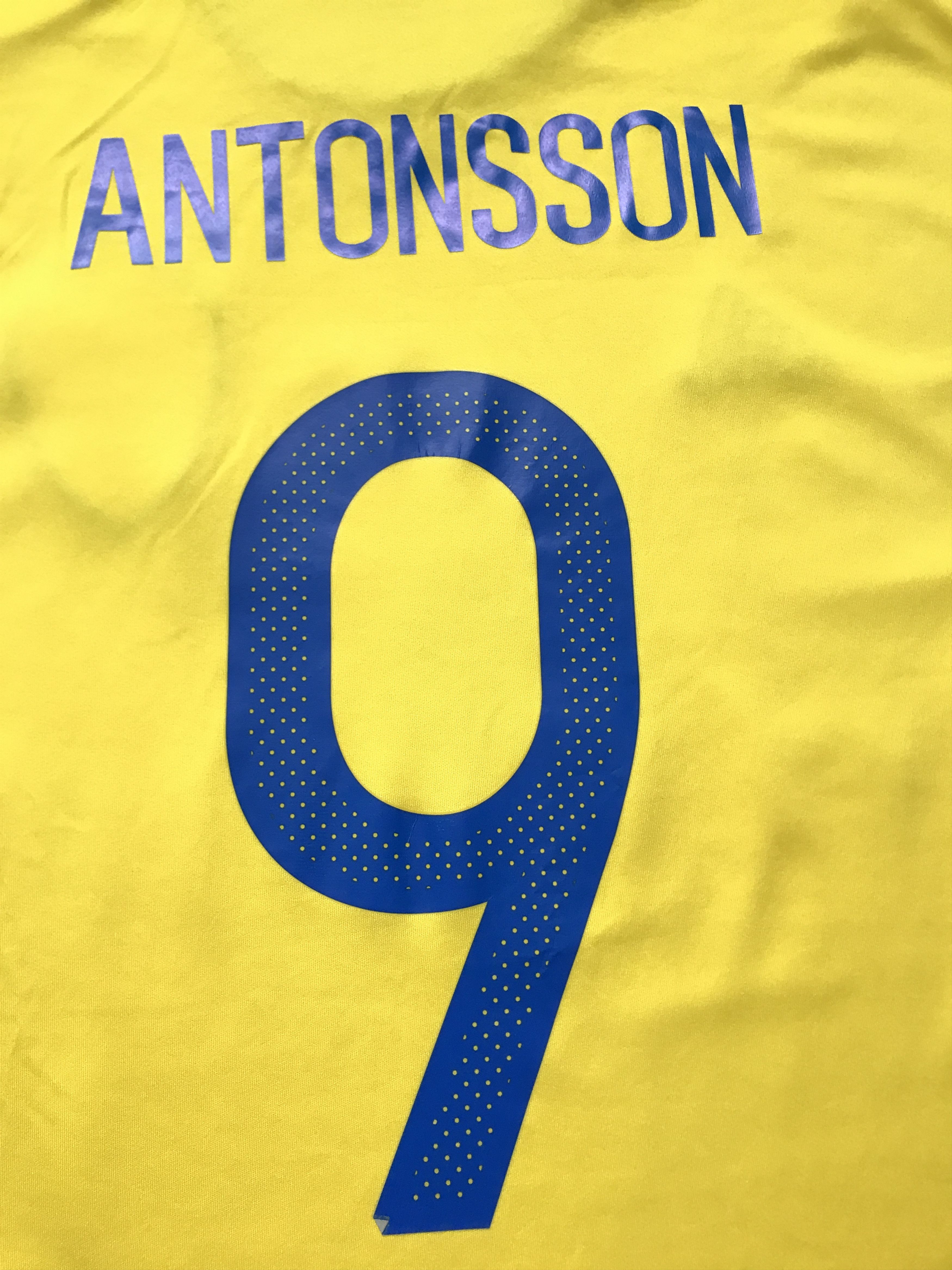 Adidas × Vintage Vintage Adidas Sweden National Football Team Antonsson #9 Size US L / EU 52-54 / 3 - 7 Thumbnail