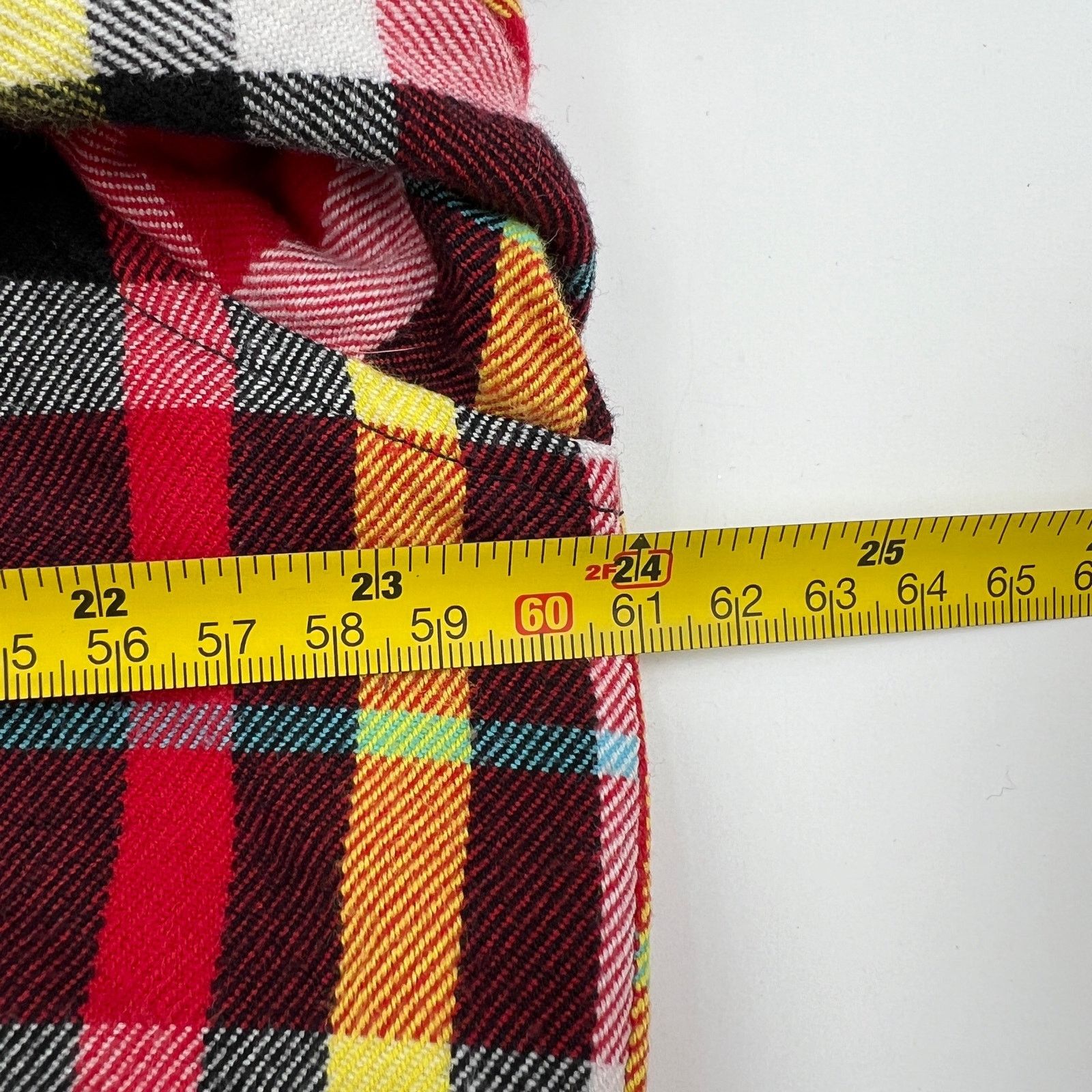 Topo Designs Topo Designs Plaid Field Shirt Red Flannel Organic Cotton Size US XL / EU 56 / 4 - 6 Thumbnail