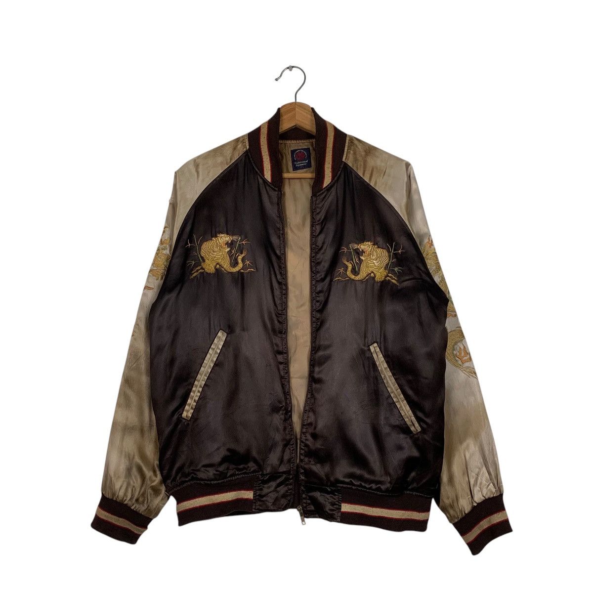 Japanese Brand Japanese Traditional Tiger Dragon Sukajan Jacket Size US M / EU 48-50 / 2 - 1 Thumbnail
