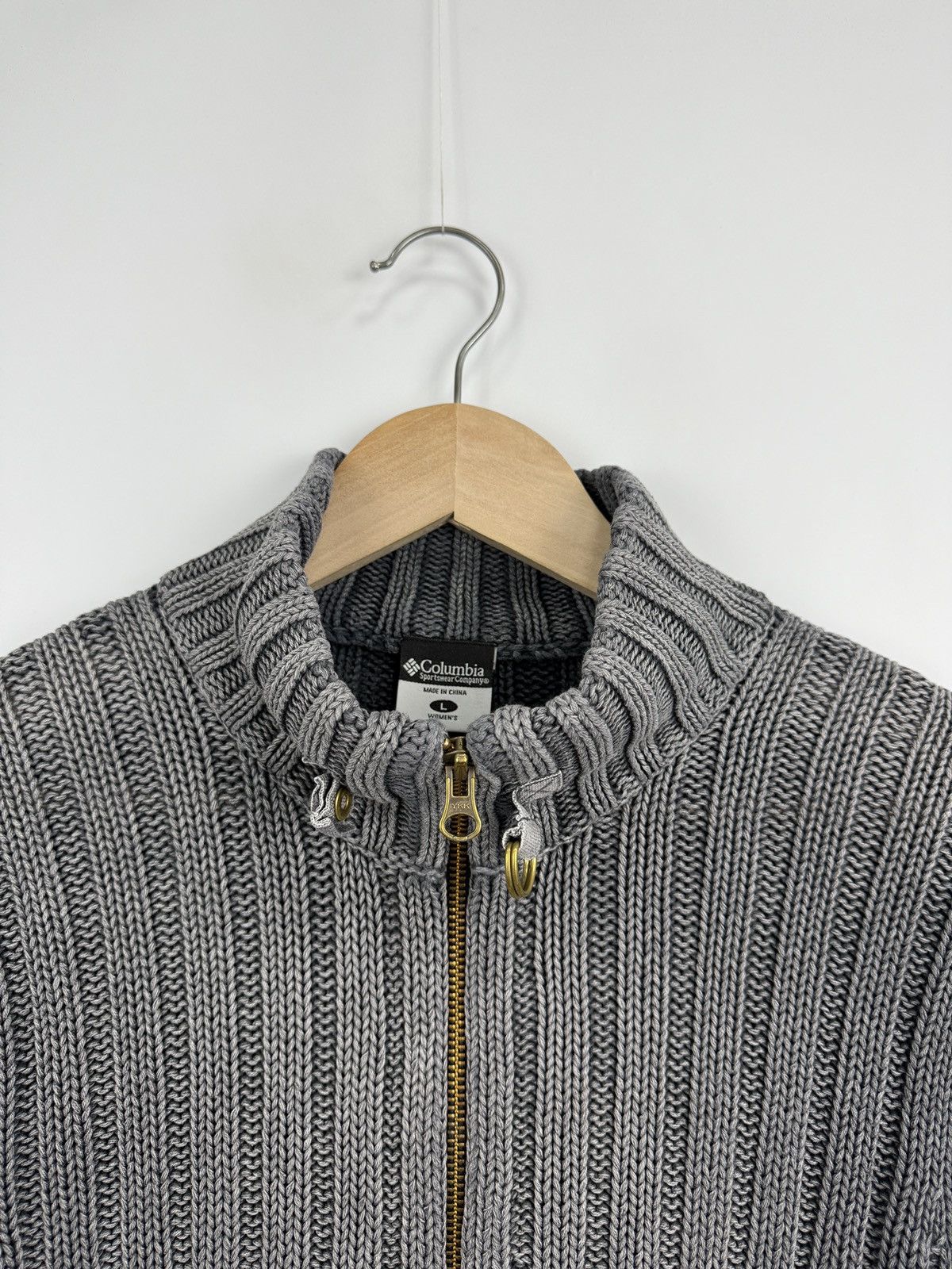 Columbia 🇺🇸 Vintage Y2K Columbia Opium Style Knitted Sweater Retro Size L / US 10 / IT 46 - 8 Thumbnail