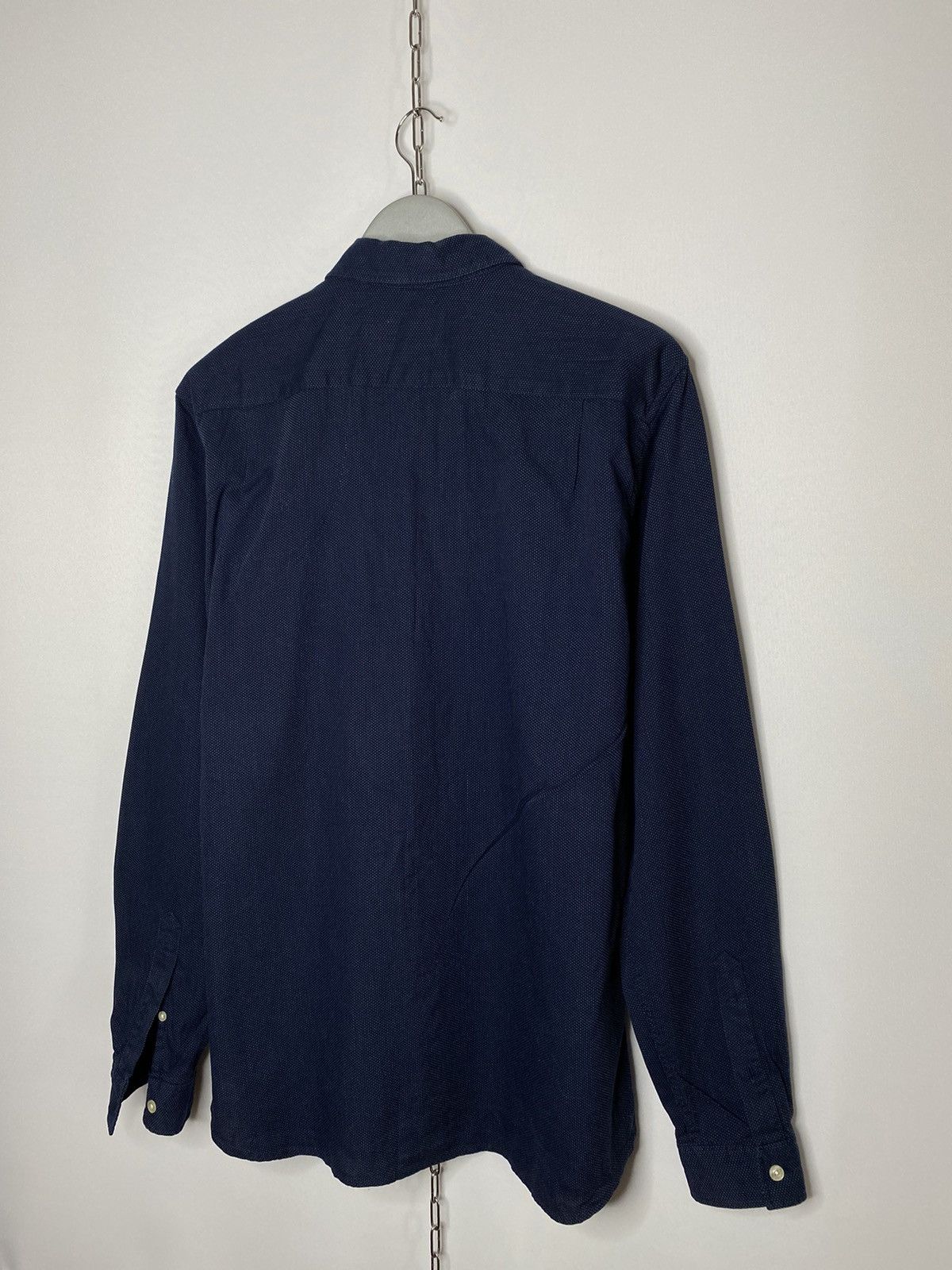 Other Lacoste France Navy Blue Shirt Long Sleeve Button Up Size US L / EU 52-54 / 3 - 4 Thumbnail