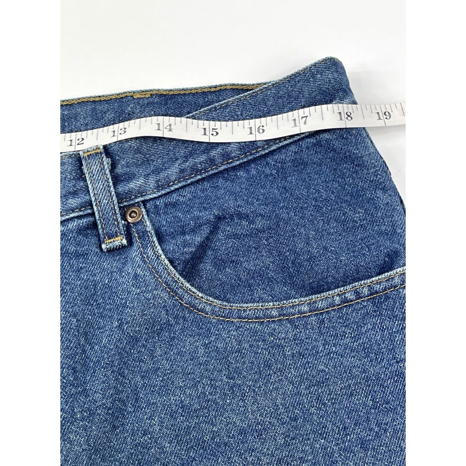 Vintage VINTAGE L.L. Bean Flannel Lined Jeans 36x30 Blue Straight Regular Mens Outdoor Size US 36 / EU 52 - 6 Thumbnail