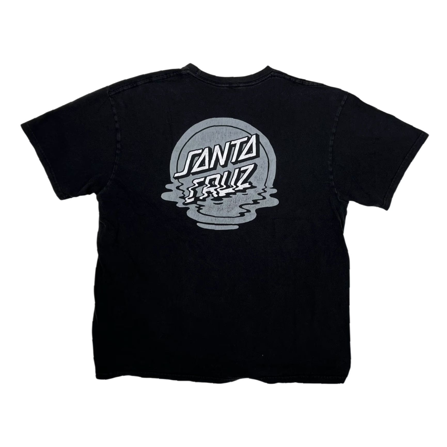 Vintage VINTAGE Santa Cruz T-Shirt Black 90s Logo Crew Neck Short Sleeve Men L Size US L / EU 52-54 / 3 - 2 Thumbnail