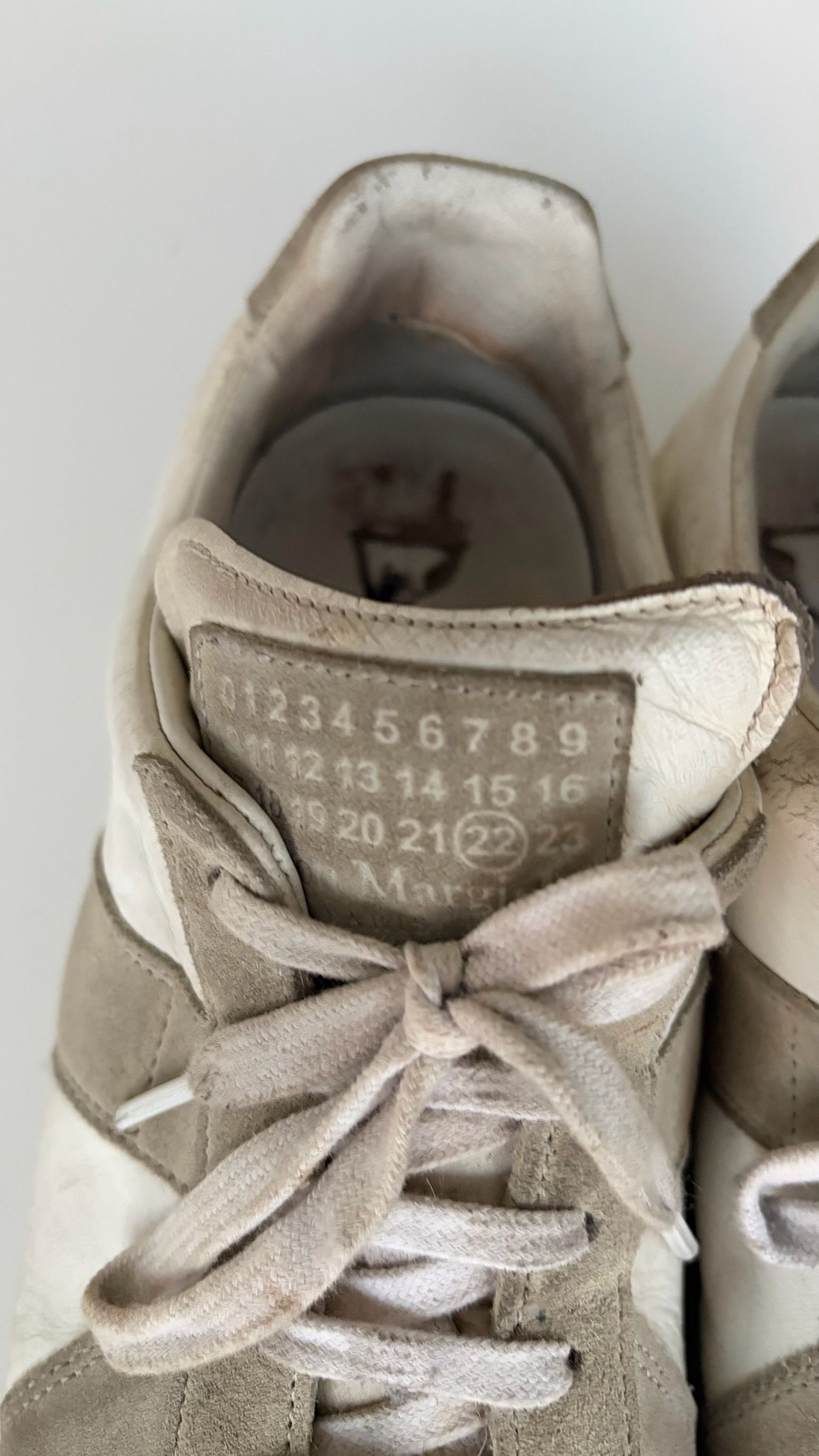 Maison Margiela Margiela replica sneaker CREAM color | Grailed