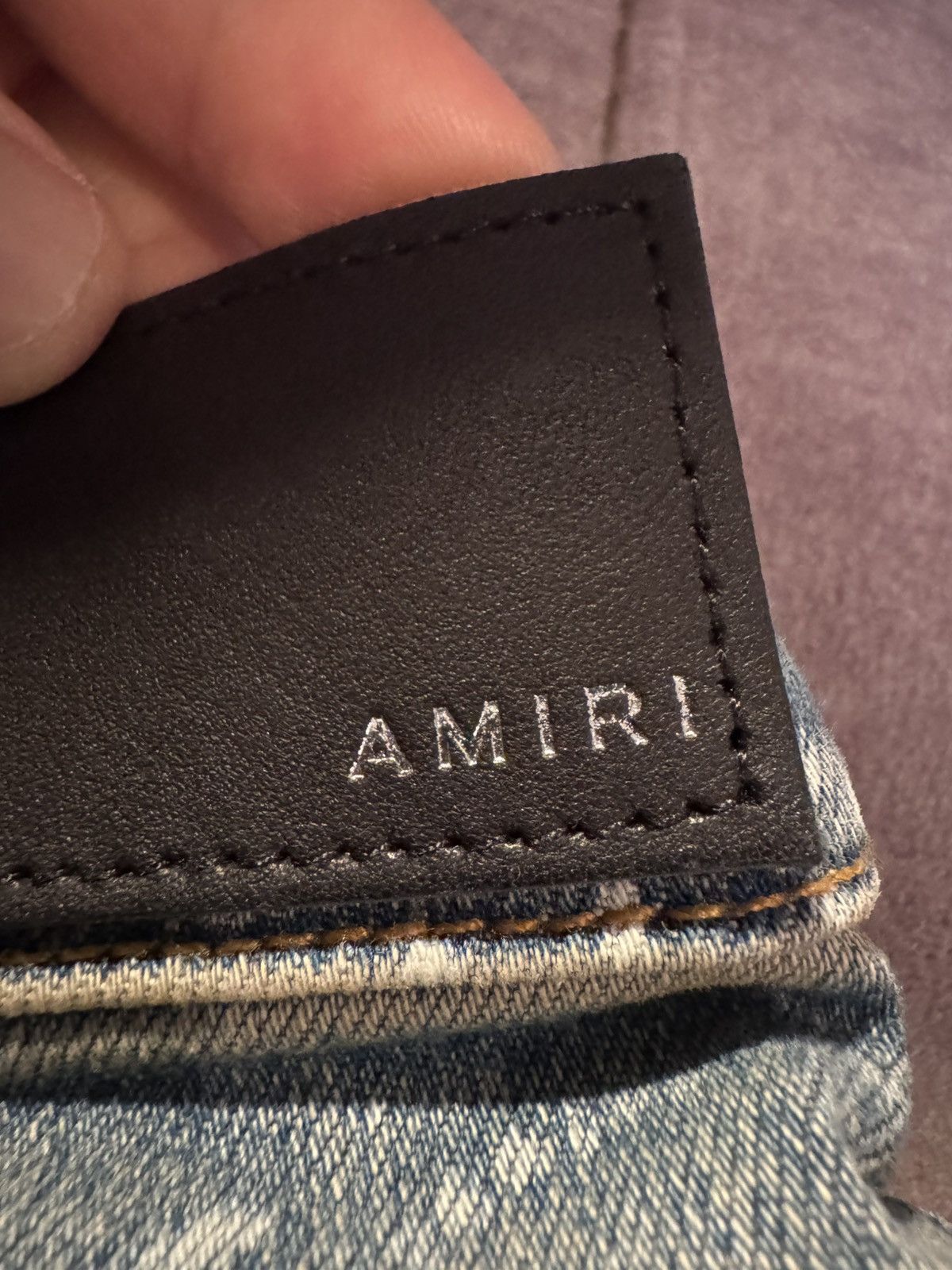 Amiri AMIRI jeans STUDY REAL TAPE MEASUREMENTS BY TAPE IN PHOTOS Size US 32 / EU 48 - 22 Thumbnail