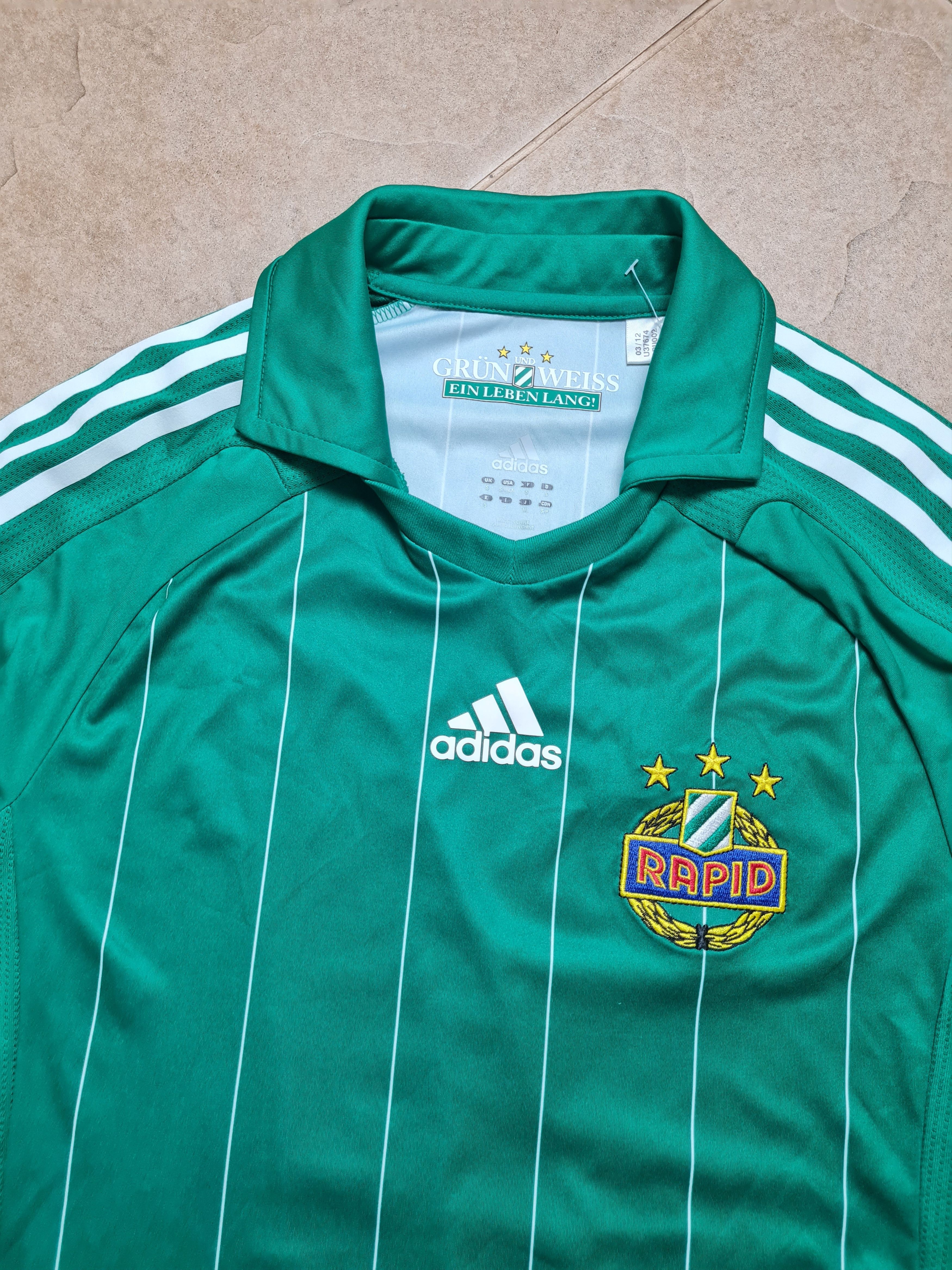 Adidas Adidas SK Rapid Wien Home Football Shirt SABITZER #24 Size US S / EU 44-46 / 1 - 4 Thumbnail