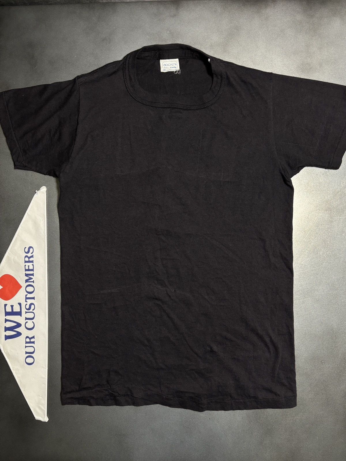 Jockey 1970s Blank Tee 70s Vintage Jockey Single Stitch USA 80s S Size US S / EU 44-46 / 1 - 8 Thumbnail