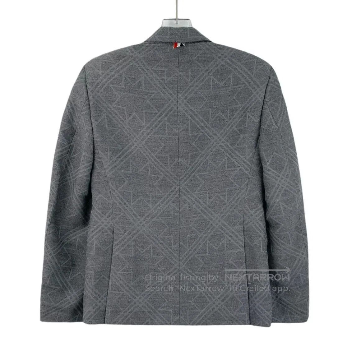Thom Browne Gray Wool Single-Breasted Blazer. Size US XXS / EU 40 - 2 Thumbnail
