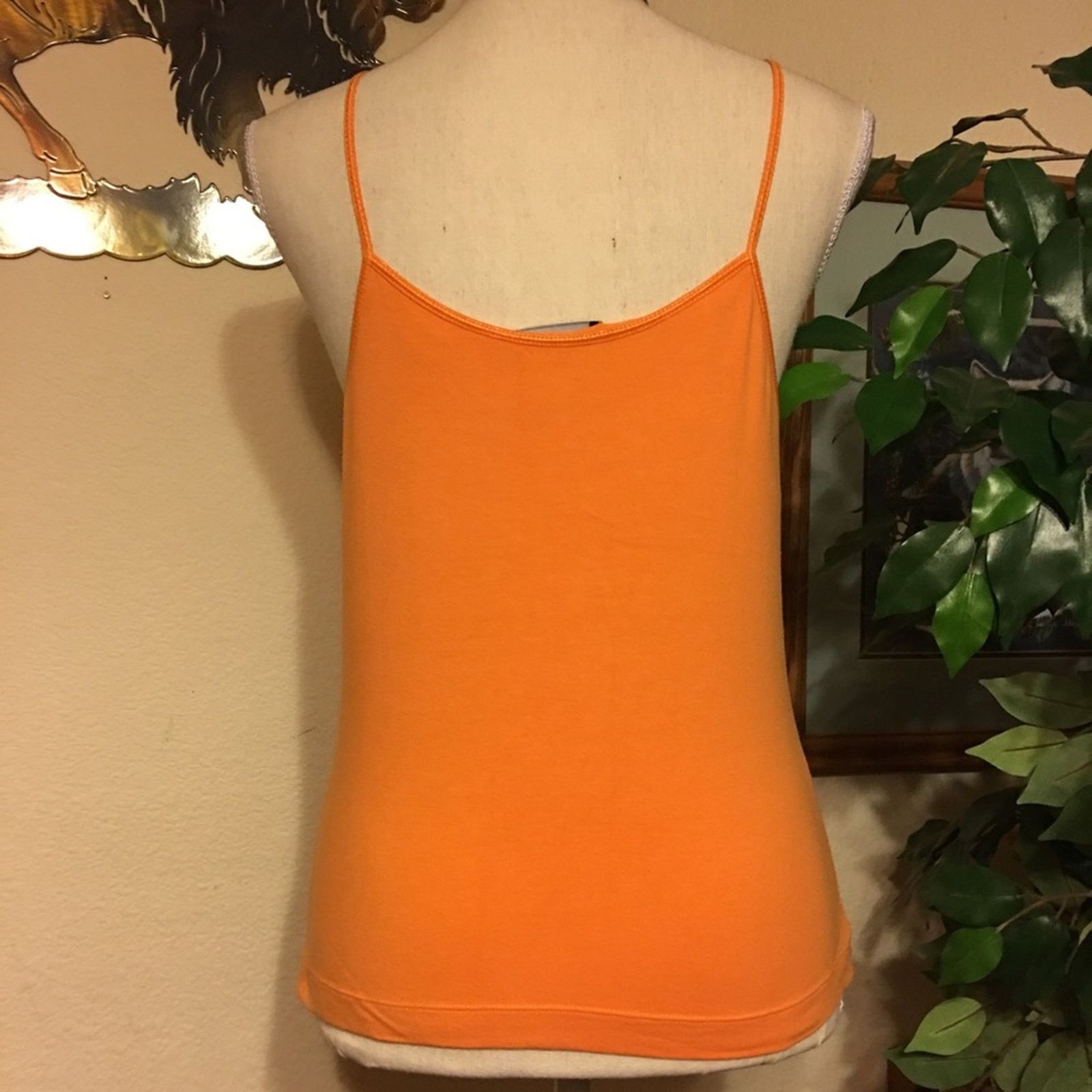 Other Forenza orange BIB cami tank NWOT S Size S / US 4 / IT 40 - 3 Thumbnail
