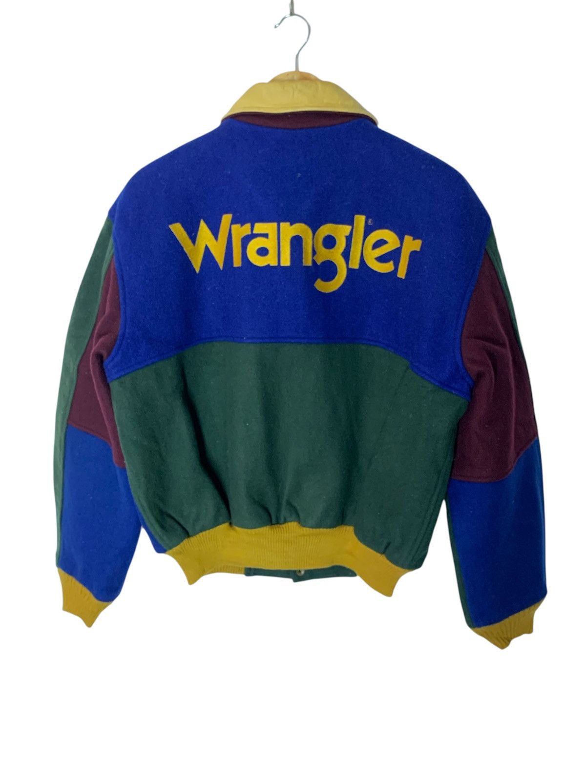 Wrangler Vintage Wrangler Varsity Wool Striking Colour Jacket Size US M / EU 48-50 / 2 - 1 Thumbnail