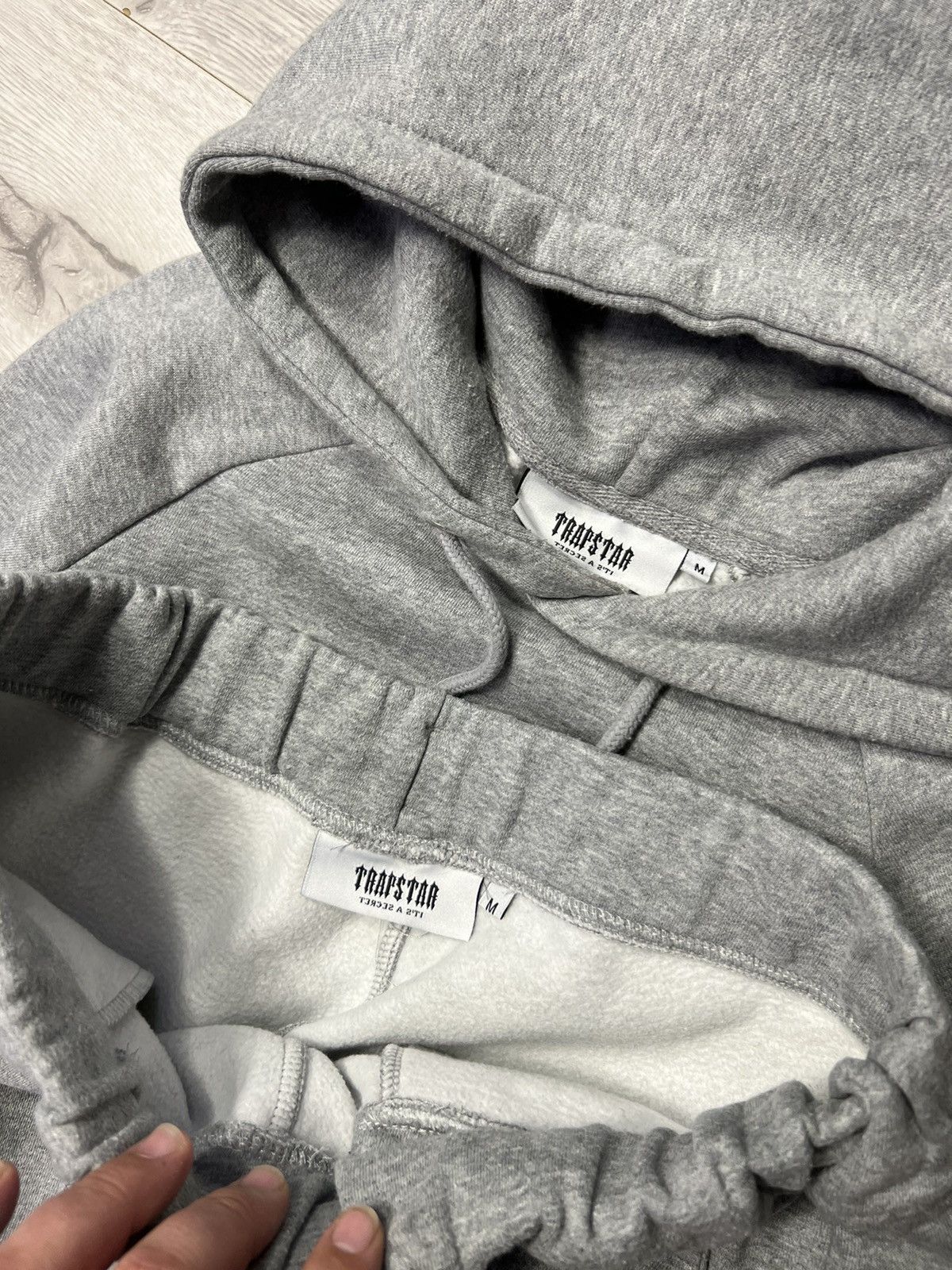 Trapstar London Rare Grey Chenille Trapstar London Tracksuit Hoodie + Pants Size US M / EU 48-50 / 2 - 16 Thumbnail