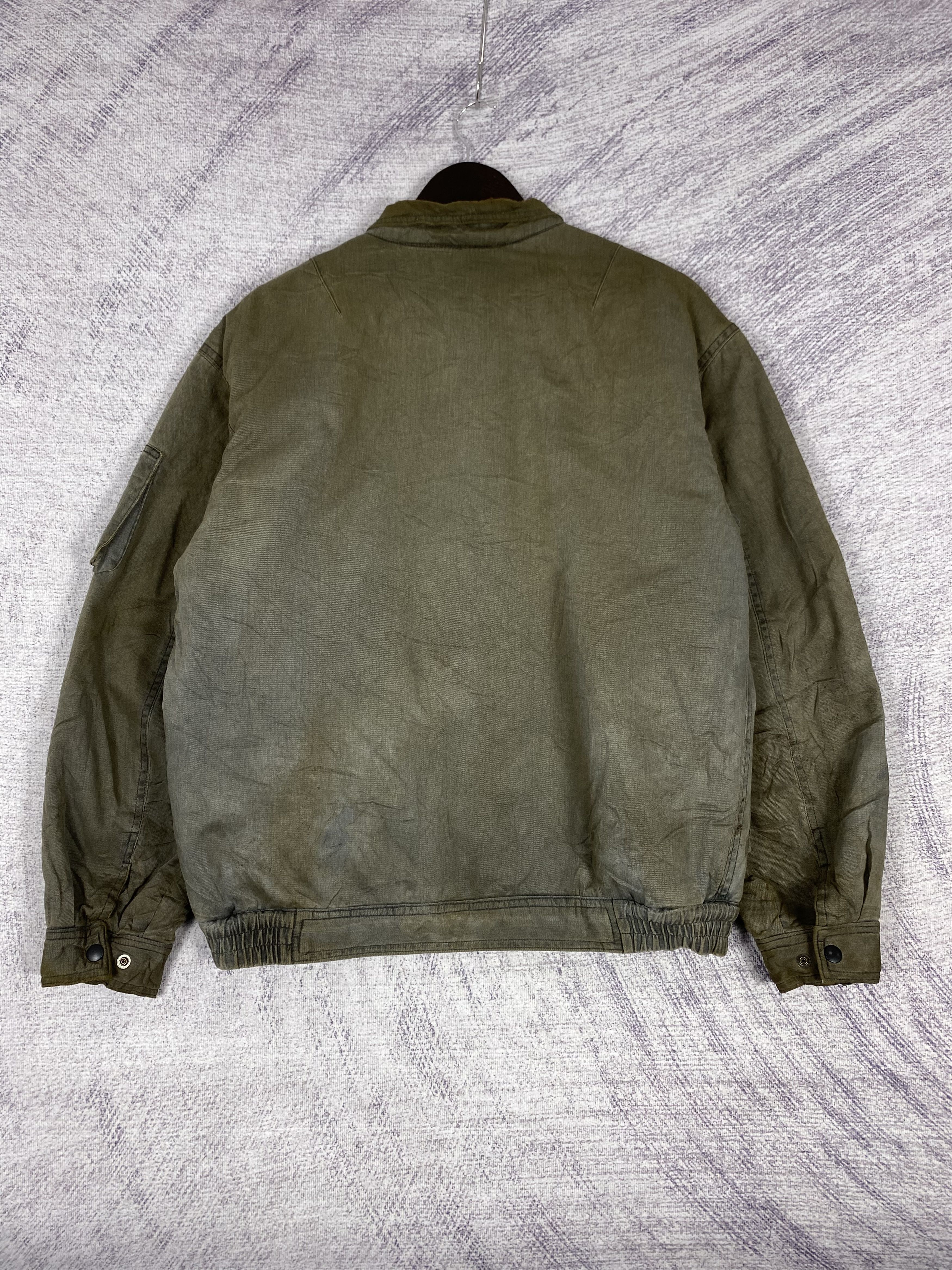 Ever Vintage Even River Sherpa Lining Faded Bomber Jacket Size US L / EU 52-54 / 3 - 4 Thumbnail