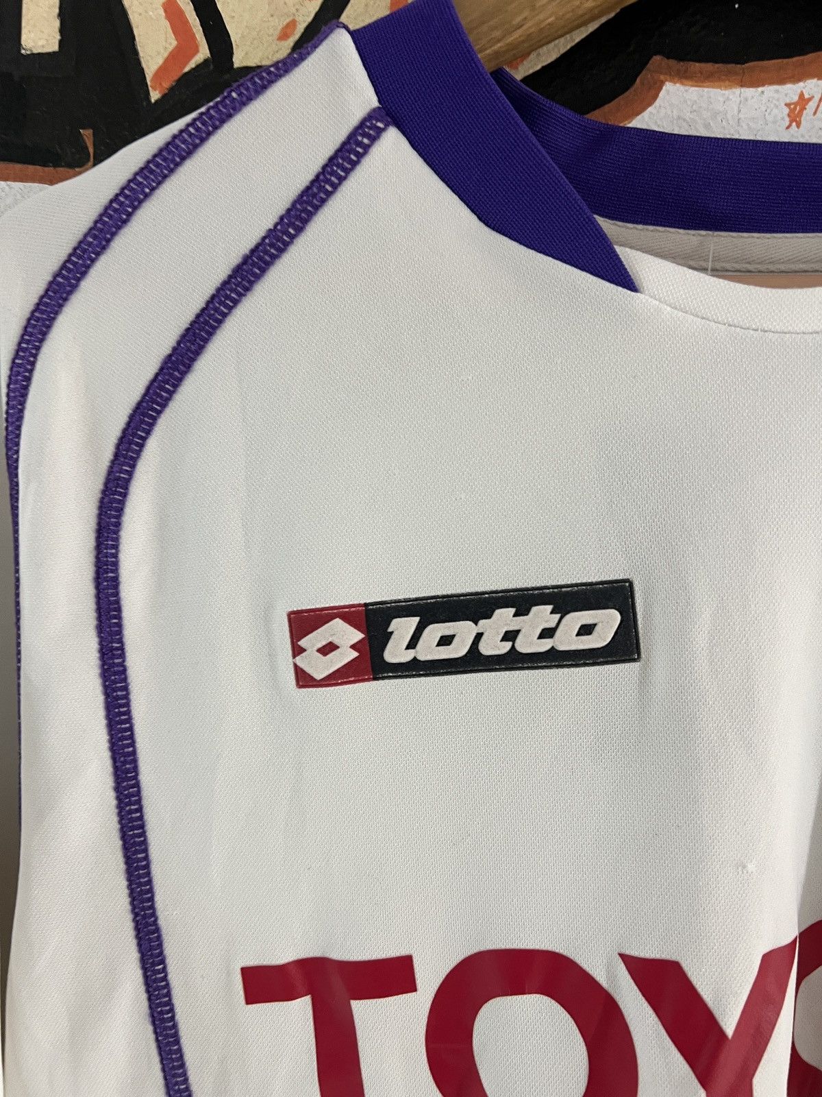 Lotto Sport Fiorentina Toyota Lotto 2005-07 Away Jersey Size US L / EU 52-54 / 3 - 3 Thumbnail
