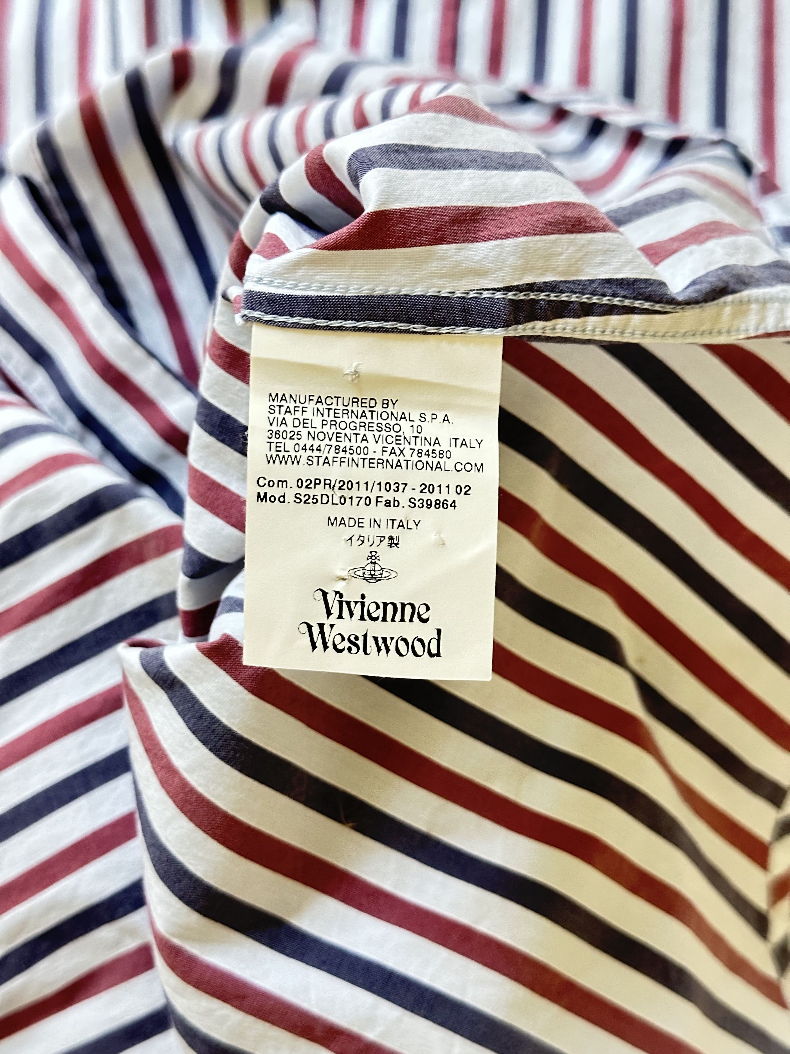 Vivienne Westwood Vivienne Westwood Striped Shirt Men's Size US M / EU 48-50 / 2 - 6 Thumbnail