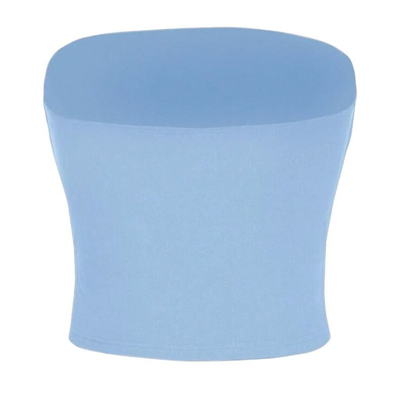 Shein Strapless Tube Top in Blue, Size M Size M / US 6-8 / IT 42-44 - 2 Thumbnail