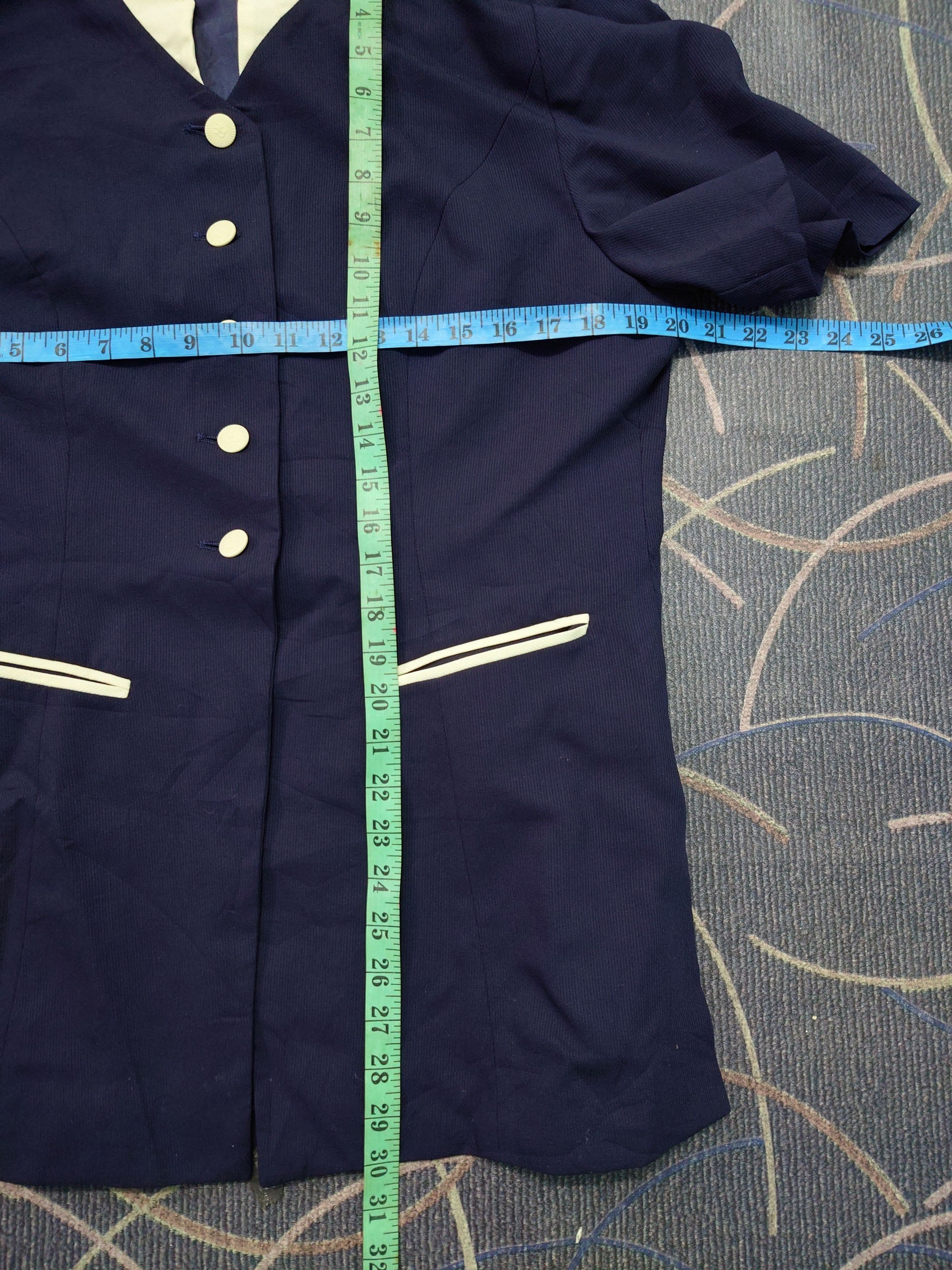 Balenciaga Vintage Balenciaga Uniformes Wool Blend Top Size L / US 10 / IT 46 - 8 Thumbnail
