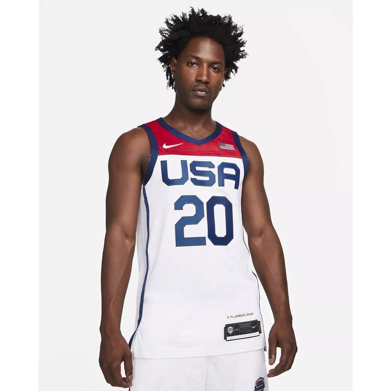 Nike 2020 Team USA Home Basketball Jersey Size 40 CT6516 100