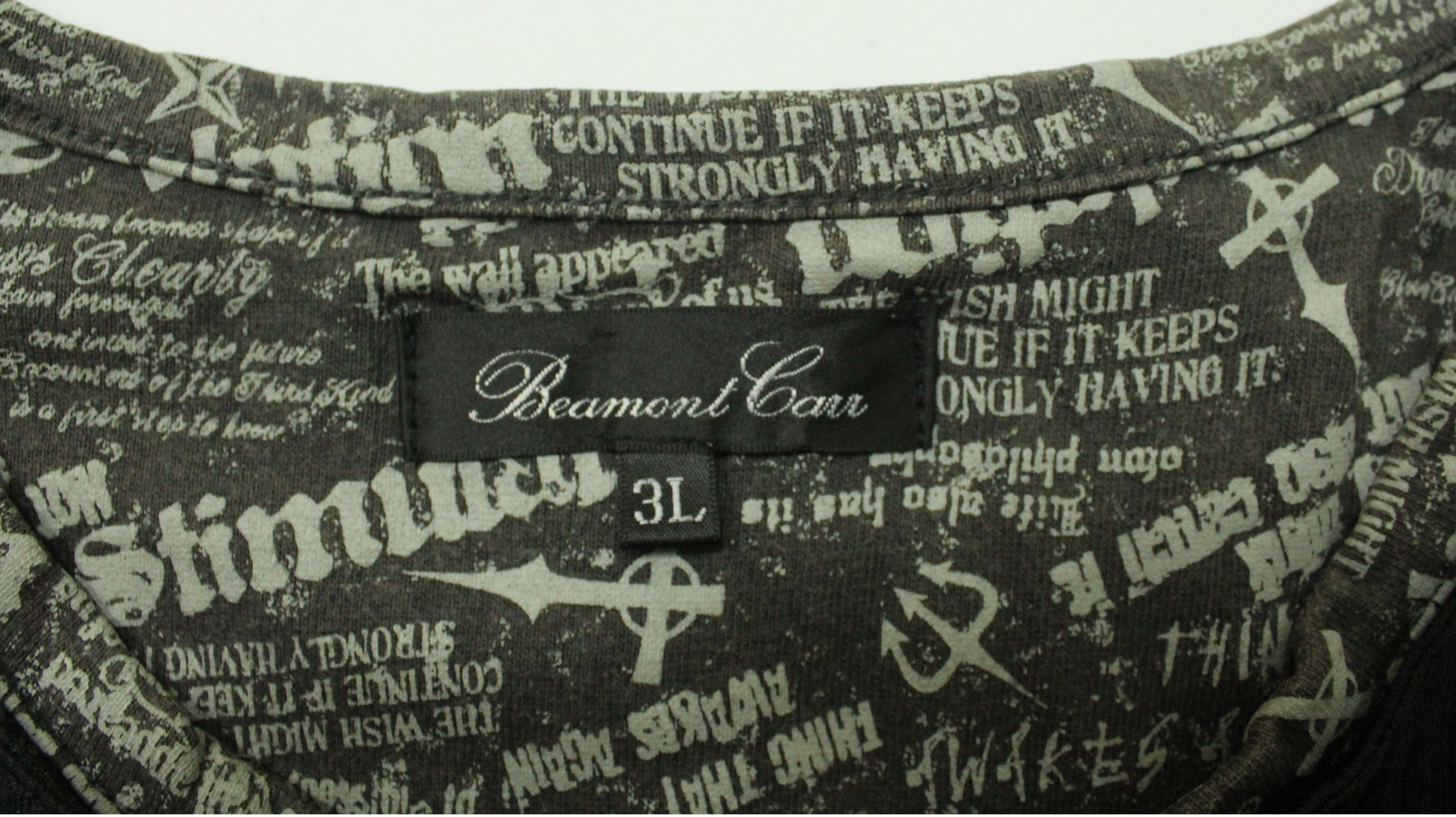 Japanese Brand BEAUMONT CARR Shirt Poem Punk Grunge Gothic Emo Hysteric Size US L / EU 52-54 / 3 - 10 Thumbnail