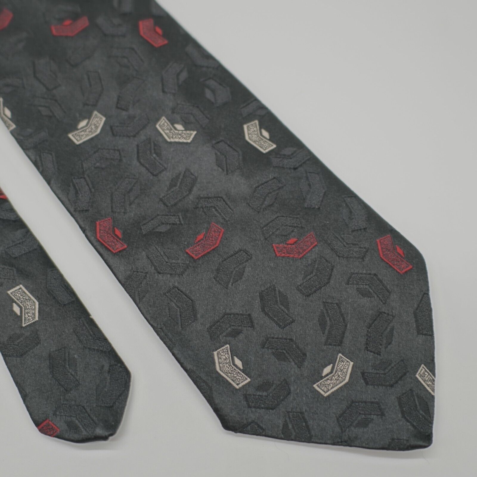 Vintage The American Edition Collection Black Red Woven Abstract Sho Size ONE SIZE - 1 Thumbnail