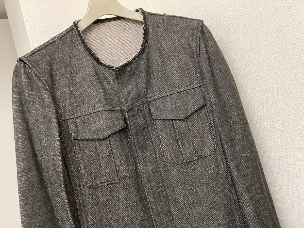 Attachment × Japanese Brand ATTACHMENT KAZUYUKI KUMAGAI wool/rayon denim cutoff coat Size US M / EU 48-50 / 2 - 1 Thumbnail
