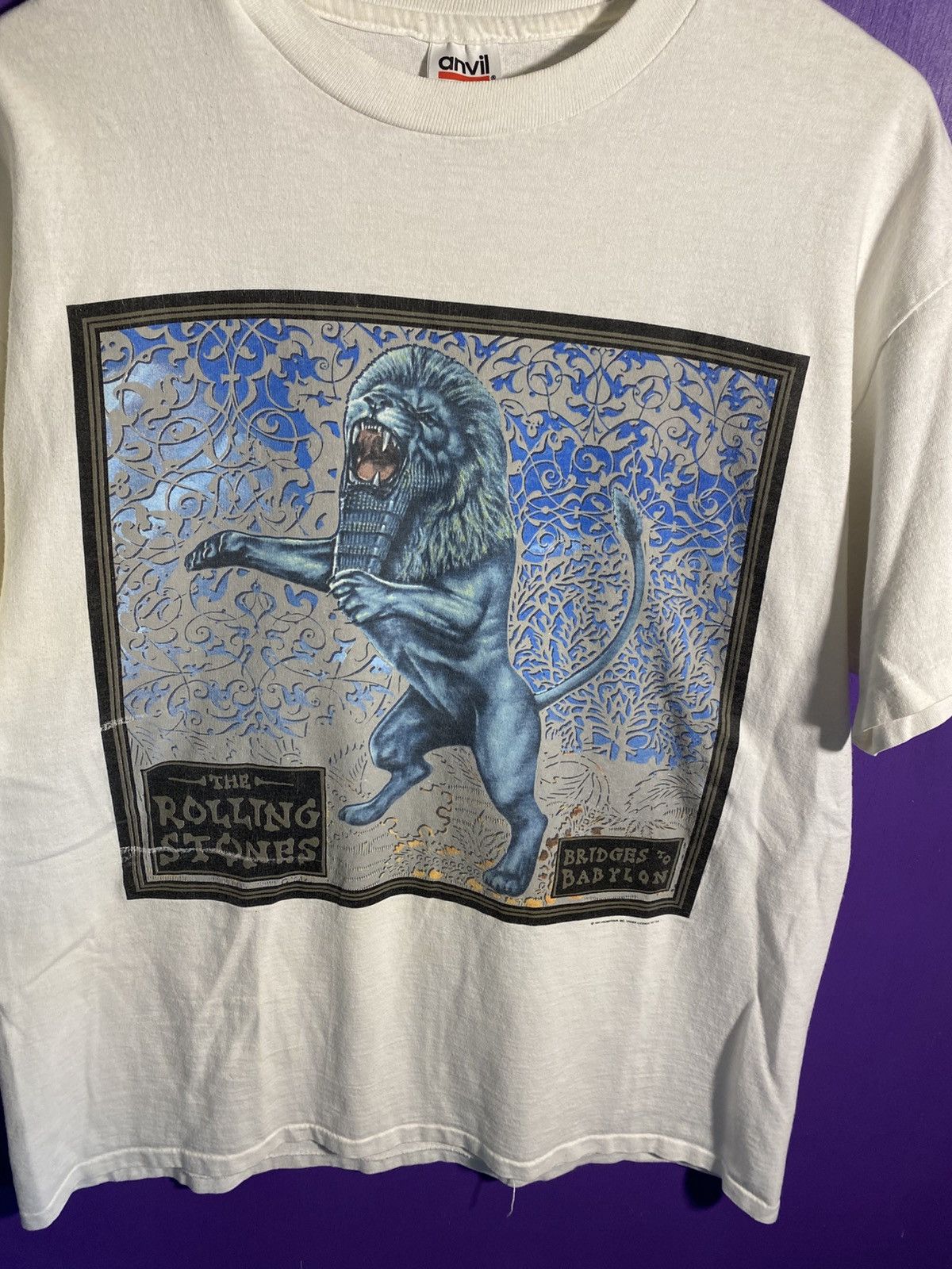 Band Tees × Vintage Vintage 97/98 Rolling Stones bridges to Babylon tour tee Size US XL / EU 56 / 4 - 3 Thumbnail