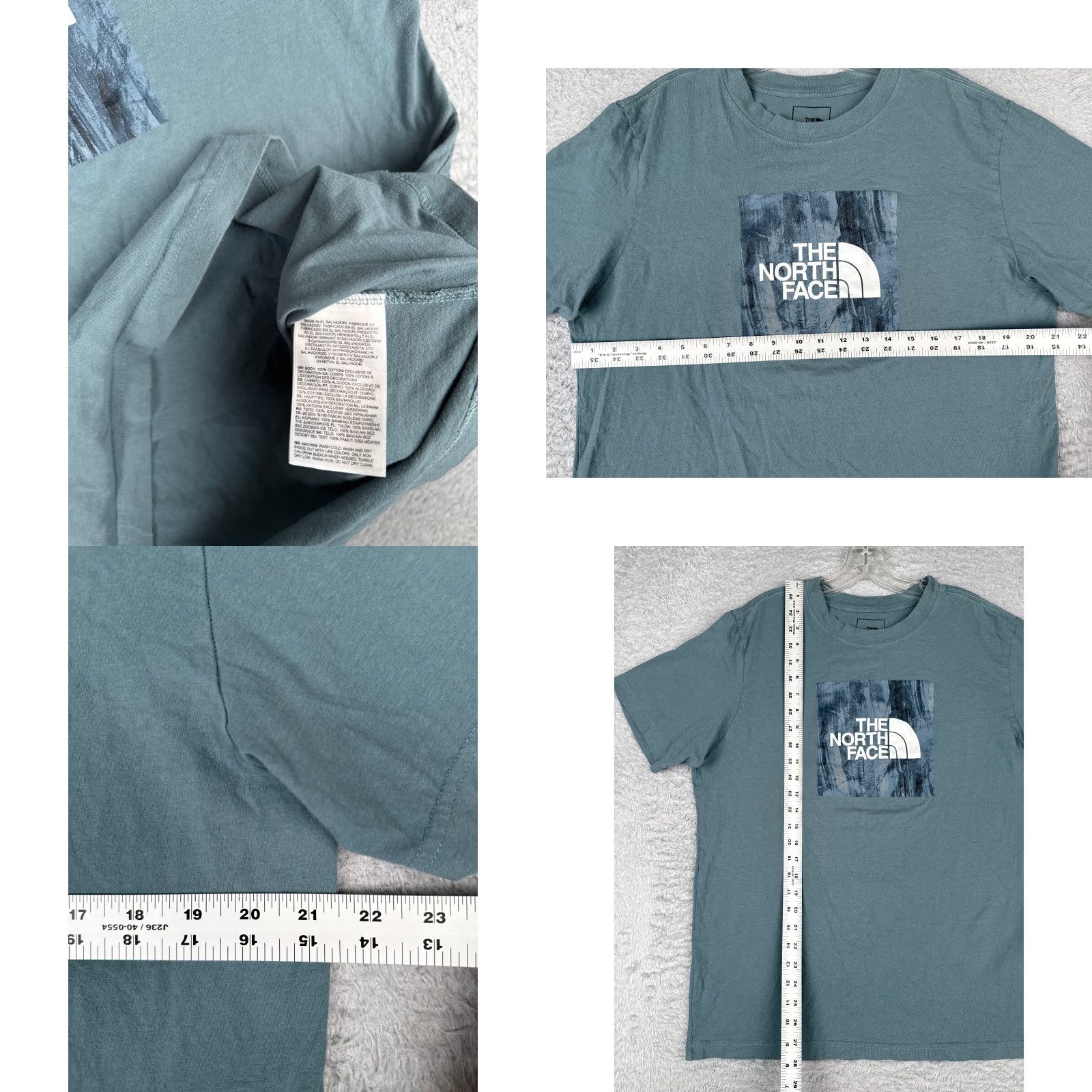 The North Face VINTAGE The North Face Shirt Men Large Blue Short Sleeve Crew Neck 100% Cotton READ Size US L / EU 52-54 / 3 - 8 Thumbnail